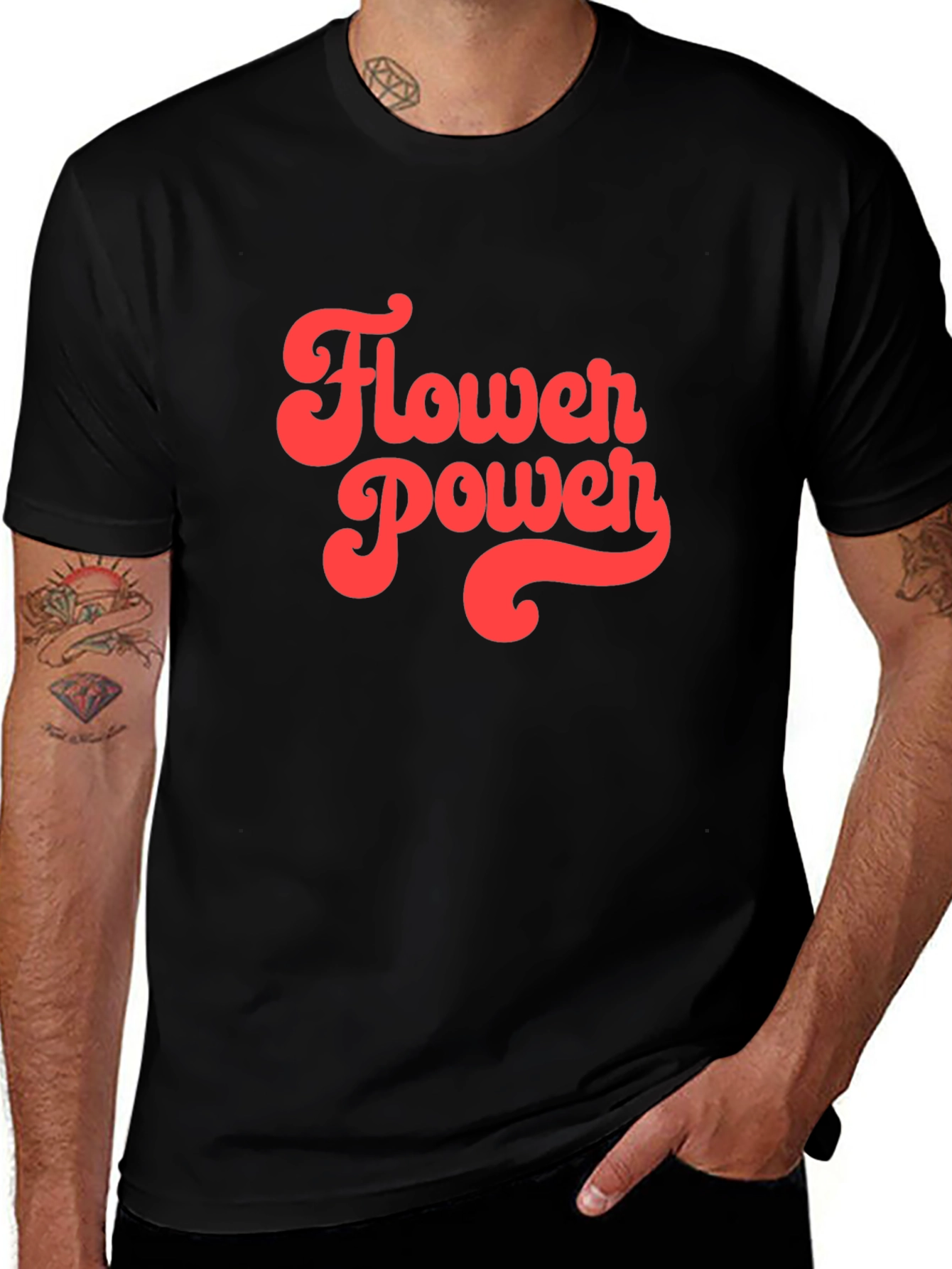 Variant 10 of Flower Power Retro T-Shirt