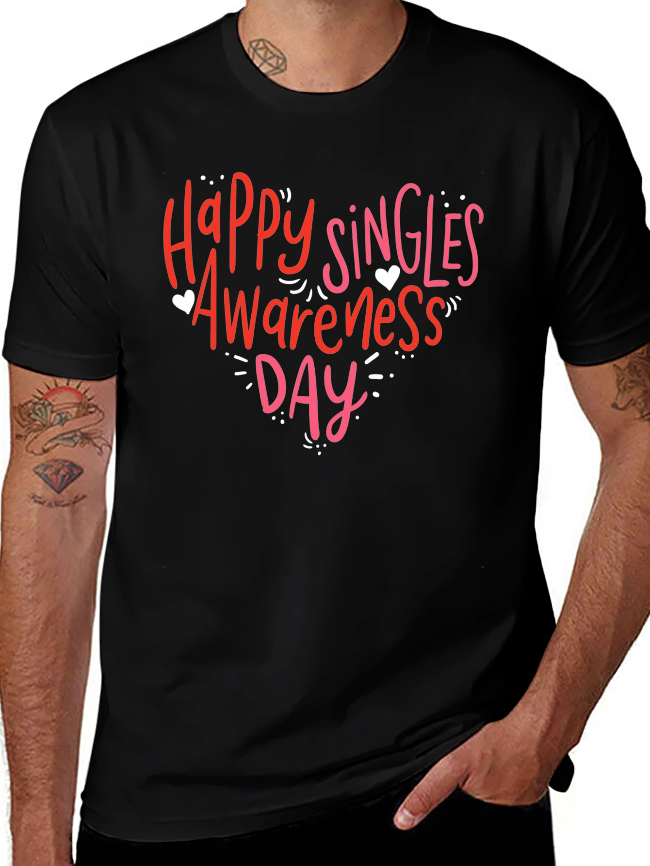 Variant 26 of Happy Singles Awareness Day Graphic Tee