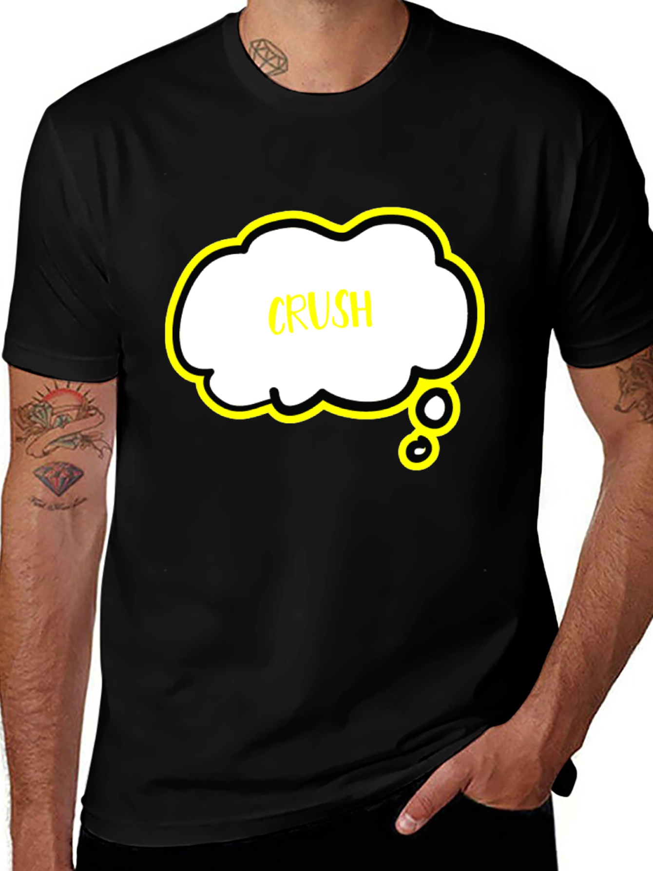 Variant 19 of Crush T-Shirt - Black Graphic Tee
