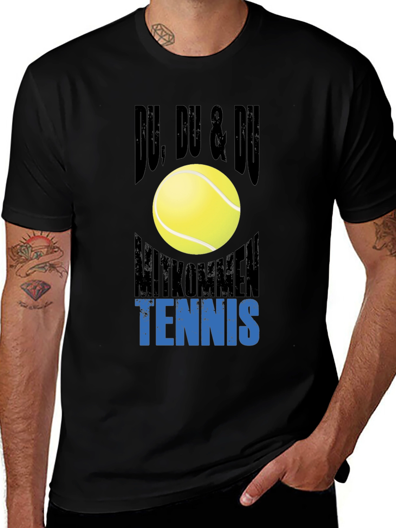 Variant 23 of Du, Du & Du Tennis Graphic Tee