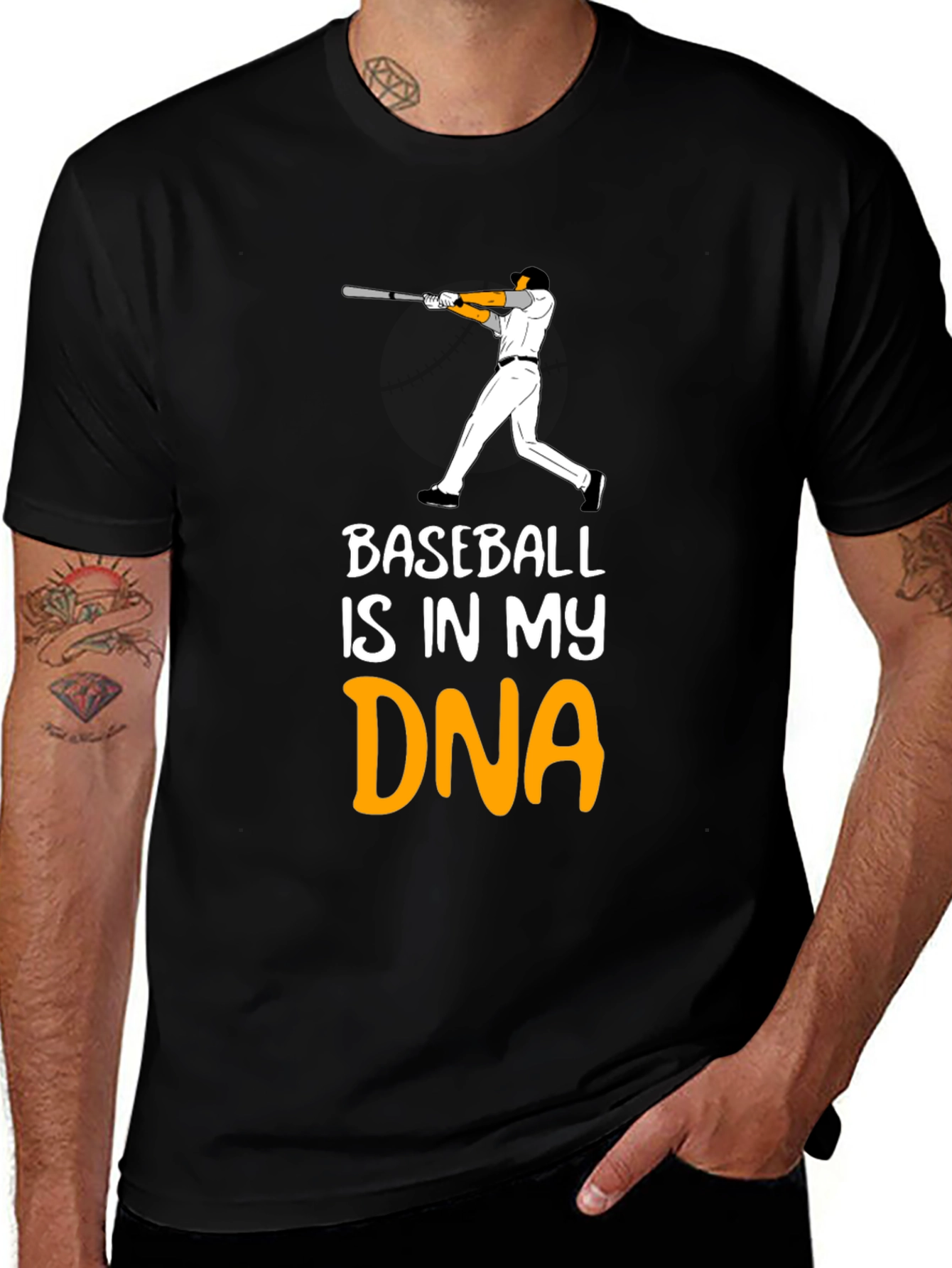 Variant 5 of Baseball DNA T-Shirt - Sport Fan Apparel