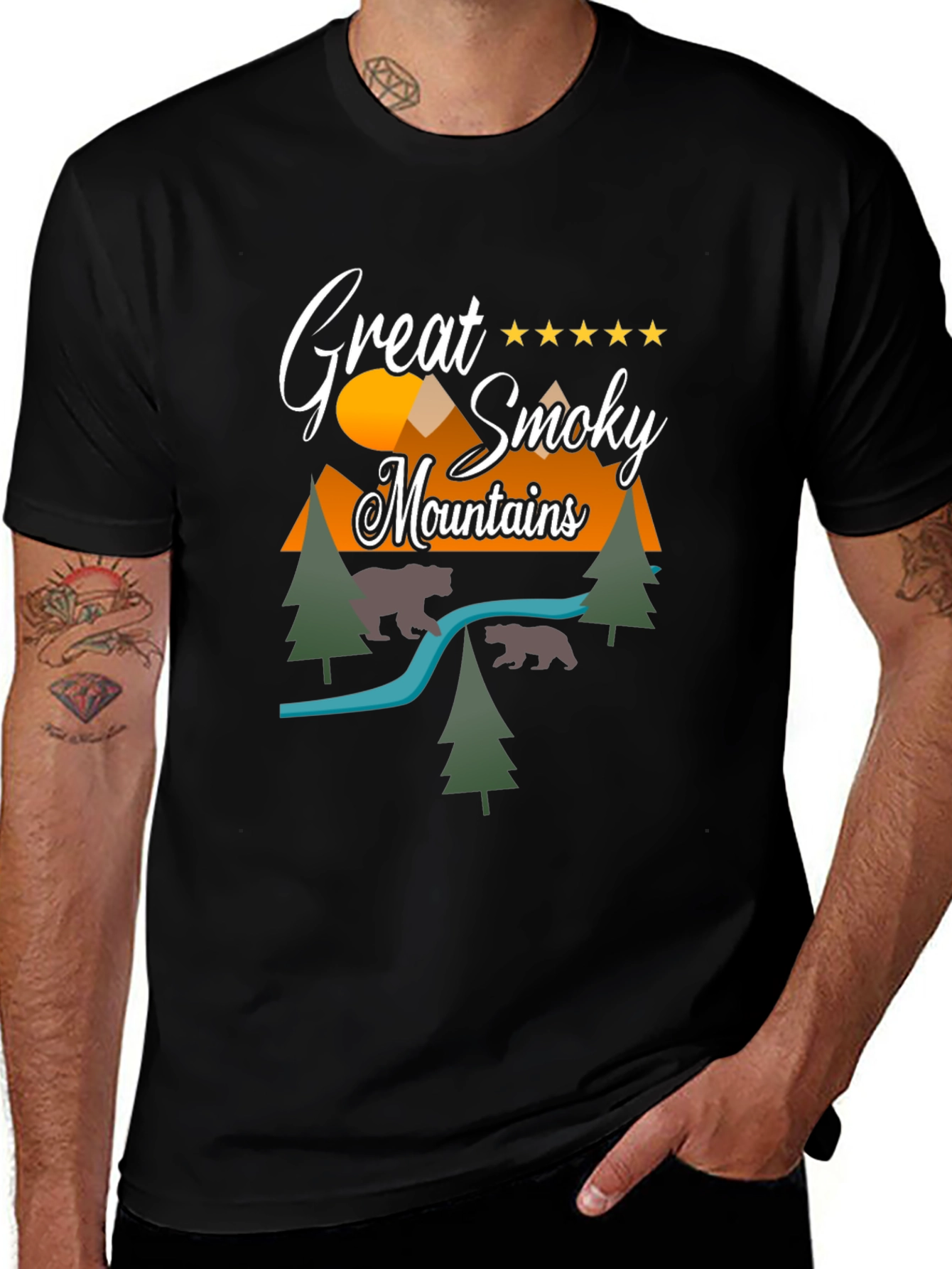 Variant 23 of Great Smoky Mountains Graphic Tee