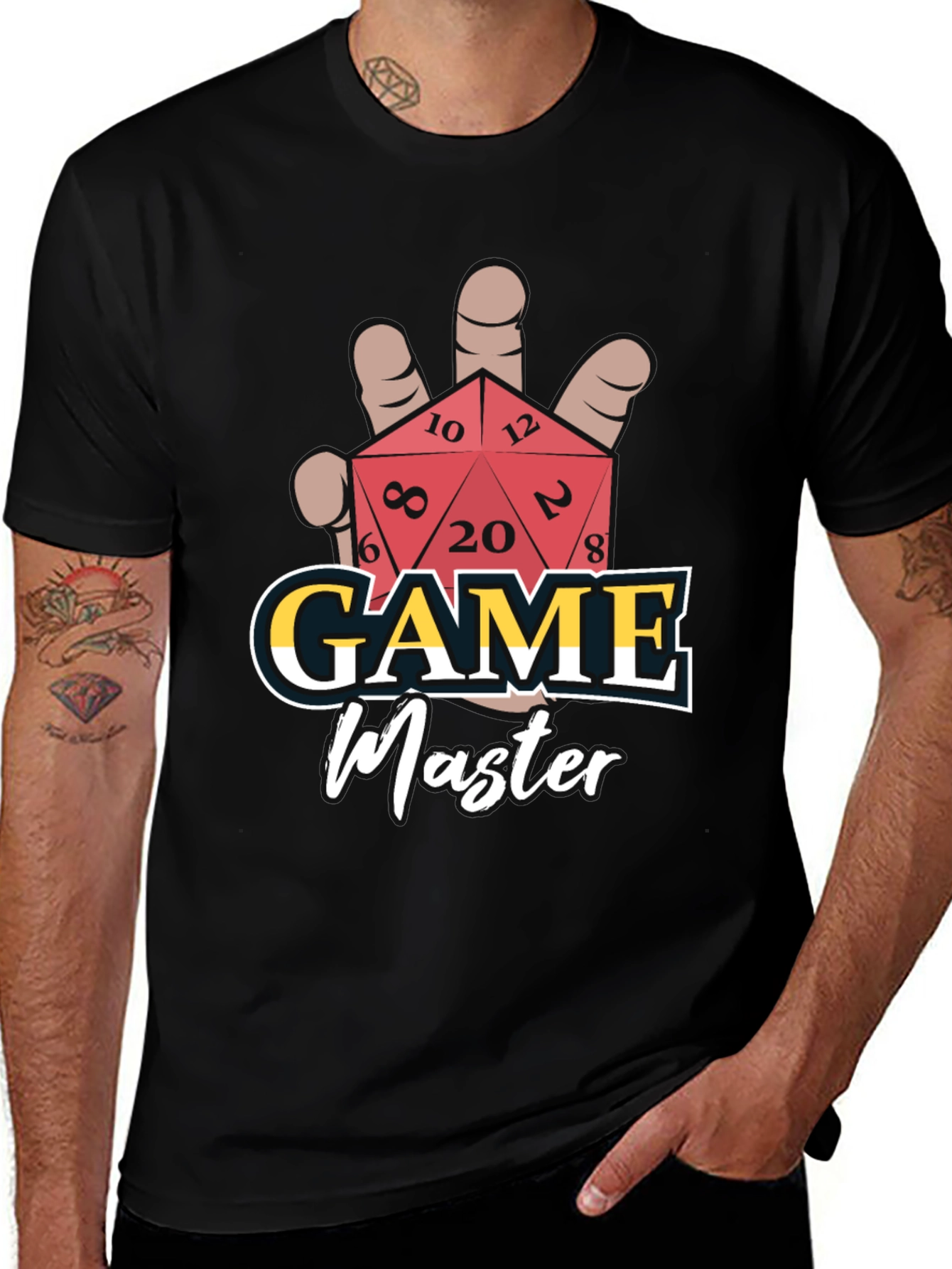 Game Master D&D Dice T-Shirt