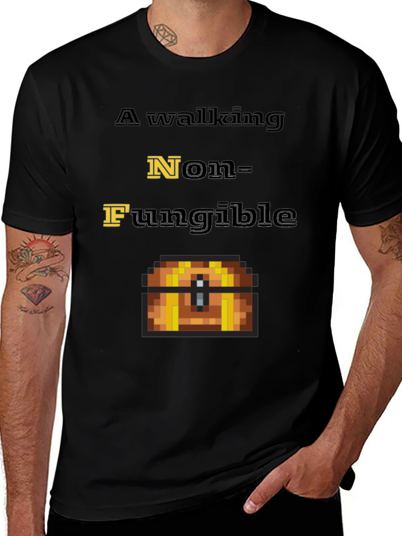 NFT Crypto T-Shirt - Non-Fungible Treasure Tee