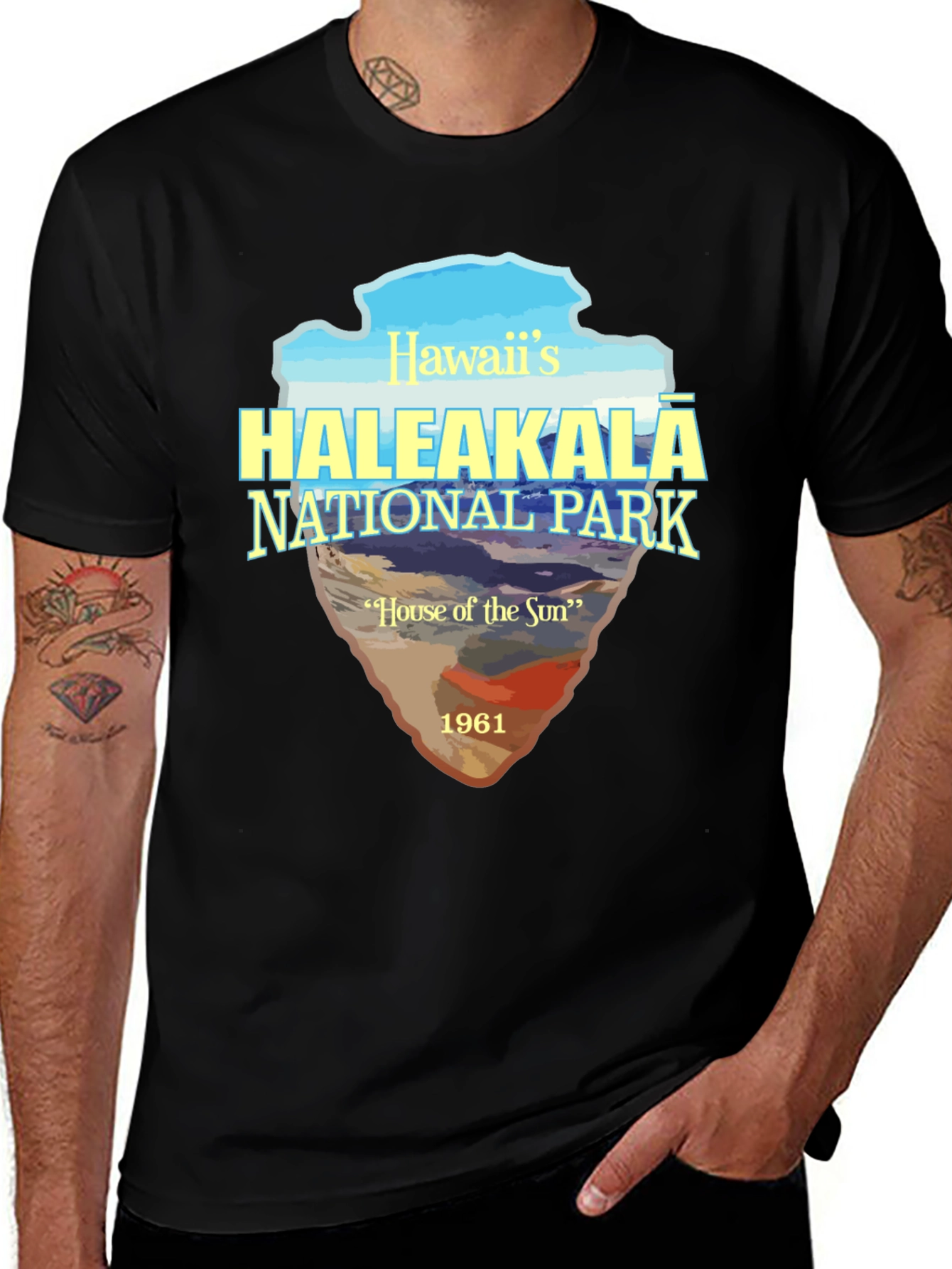 Haleakala National Park Black T-Shirt