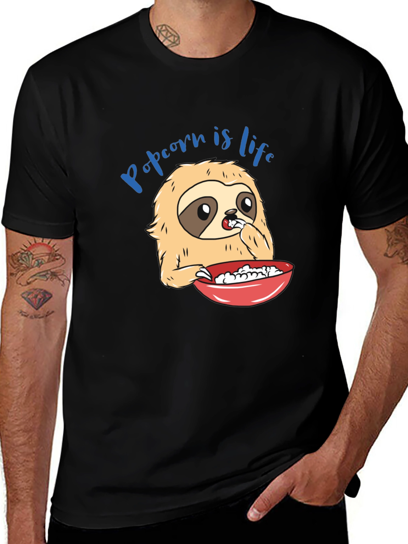Variant 3 of Popcorn Sloth T-Shirt