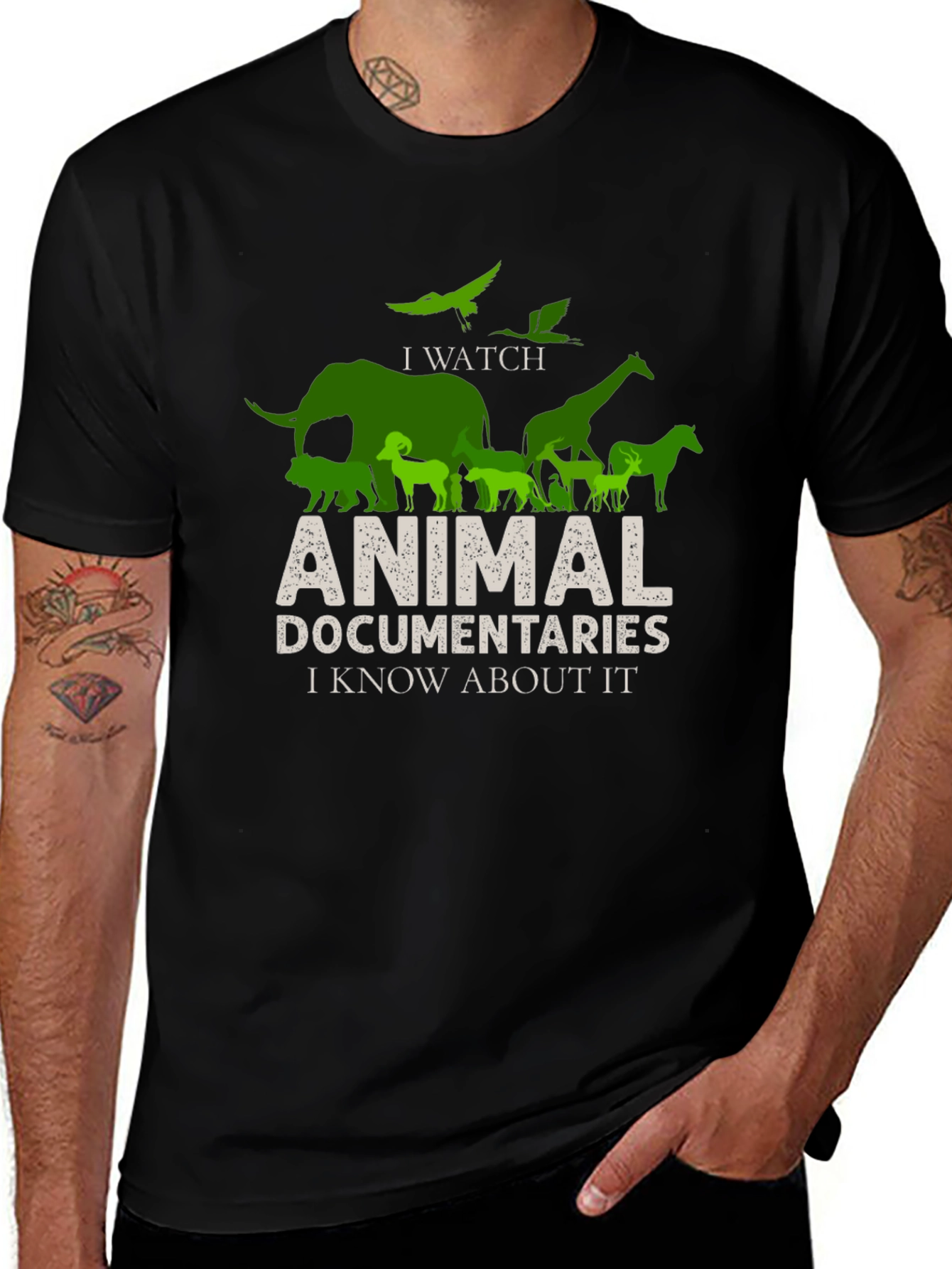 Variant 23 of Animal Documentaries T-Shirt: I Know About It!