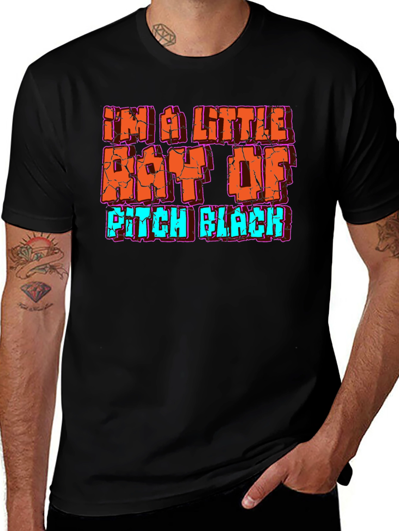 Variant 16 of Pitch Black Graphic T-Shirt - Unique Design