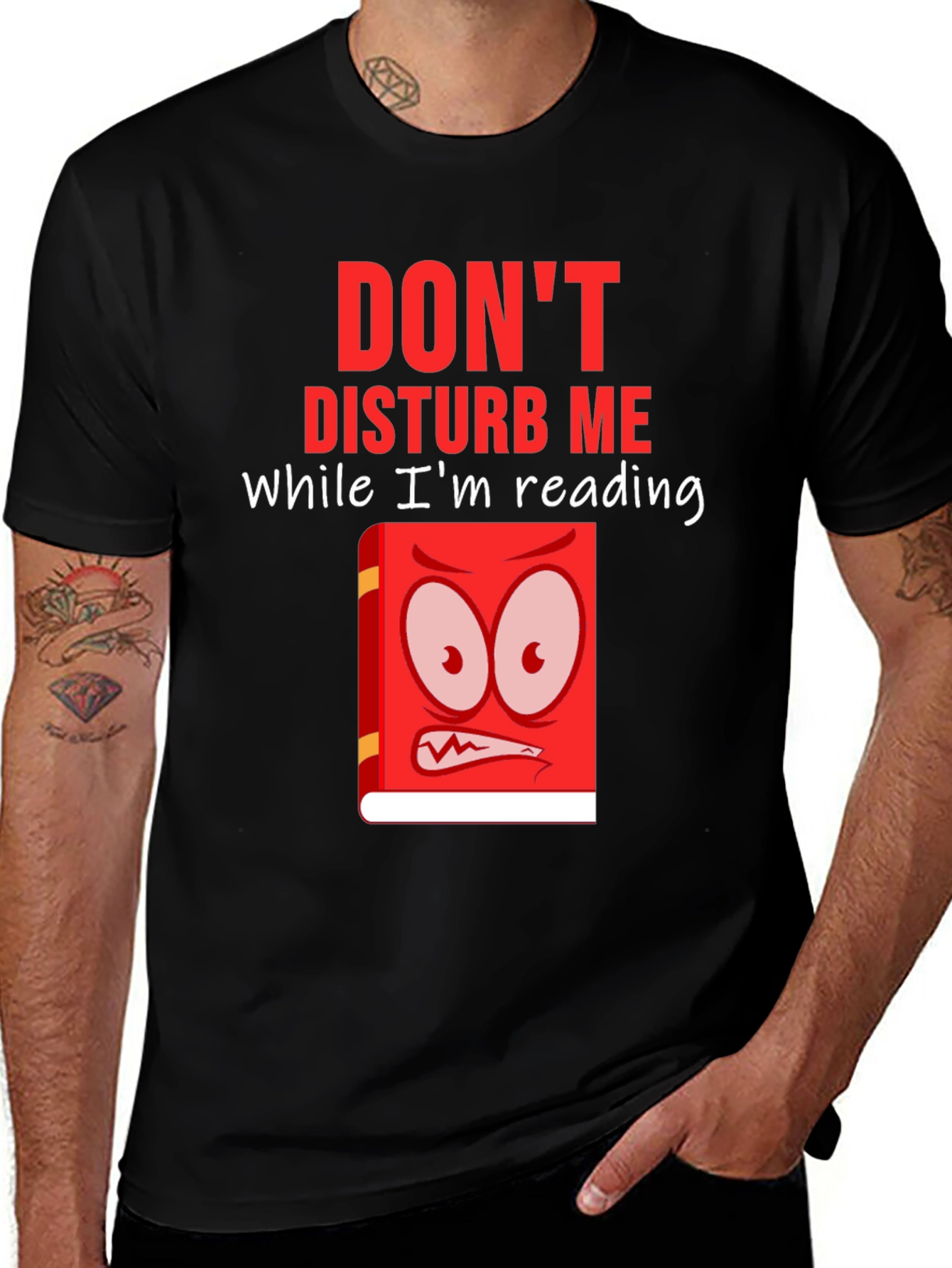 Variant 21 of Don't Disturb Me Reading T-Shirt