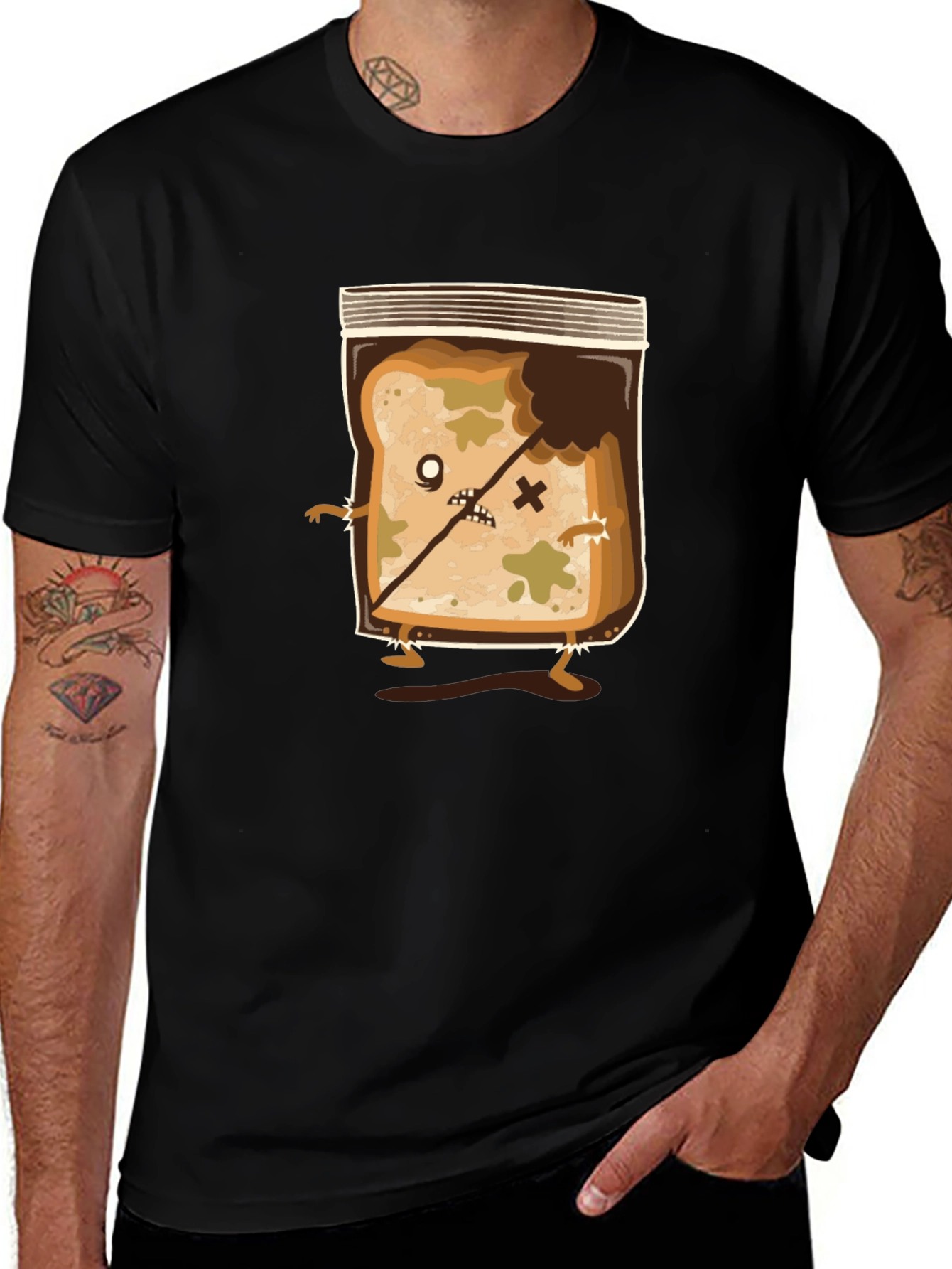 Variant 7 of Humorous Zombie Bread T-Shirt