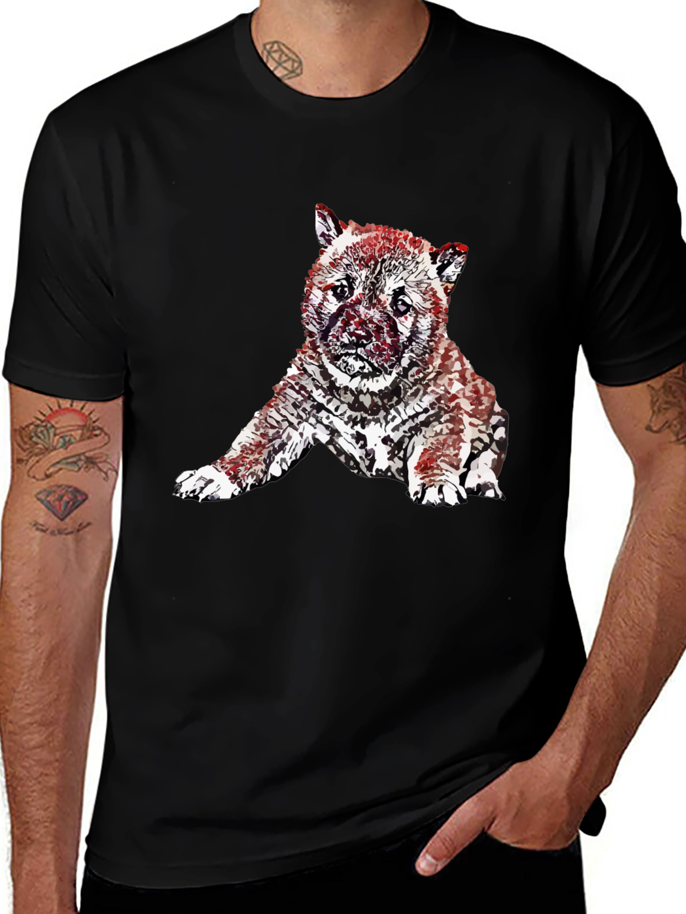 Variant 26 of Cool Puppy Graphic Tee - Modern Streetwear Style