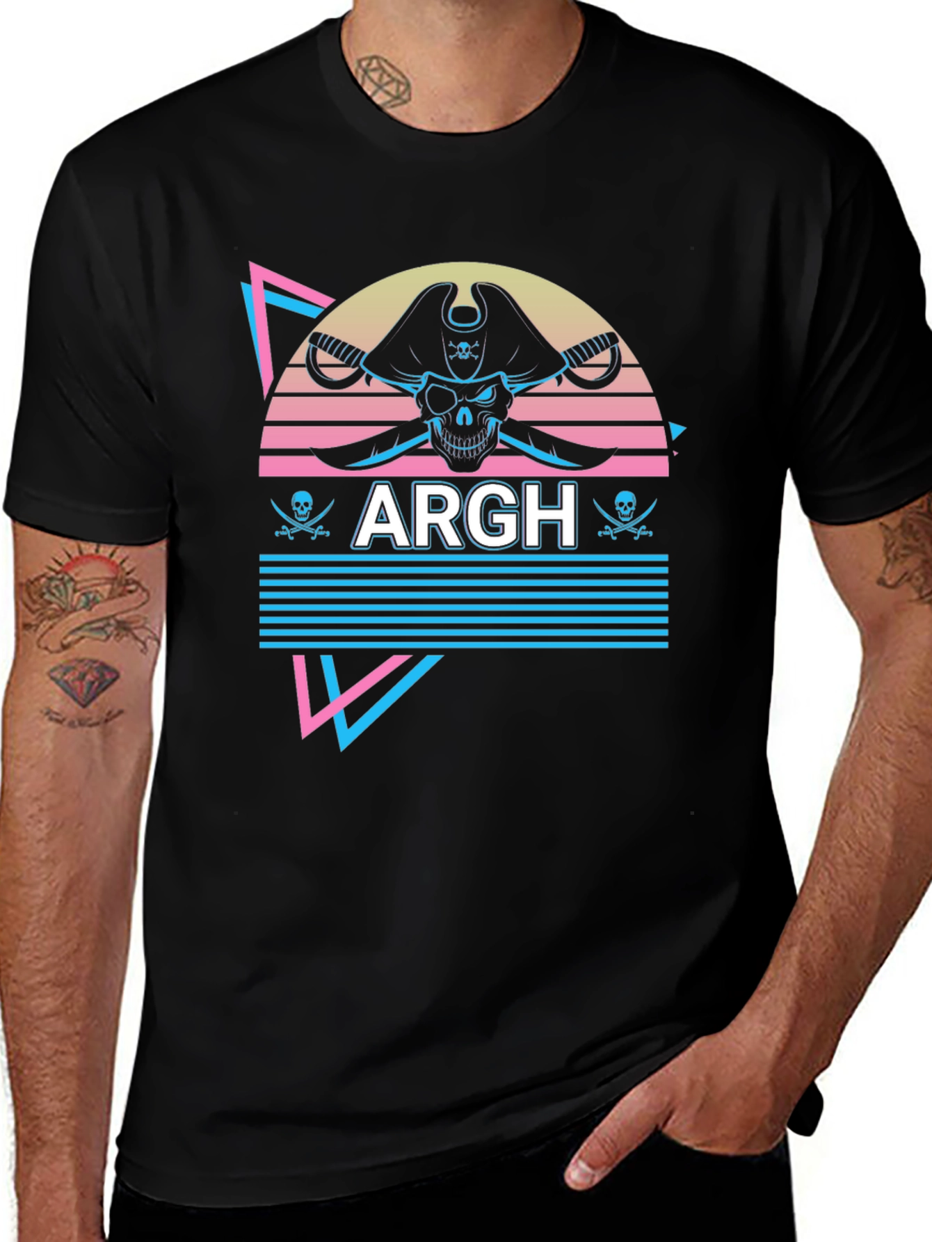 Variant 12 of Retro Pirate ARGH T-Shirt