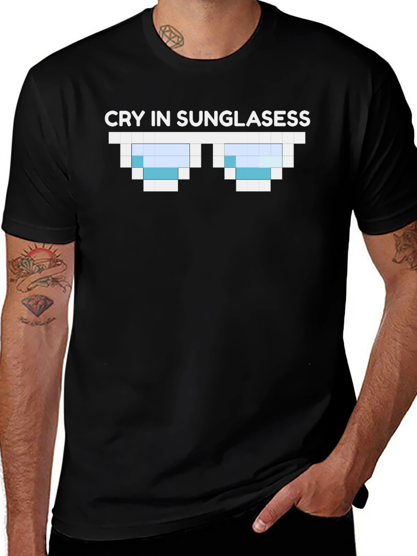 Variant 19 of Cry in Sunglasess T-Shirt