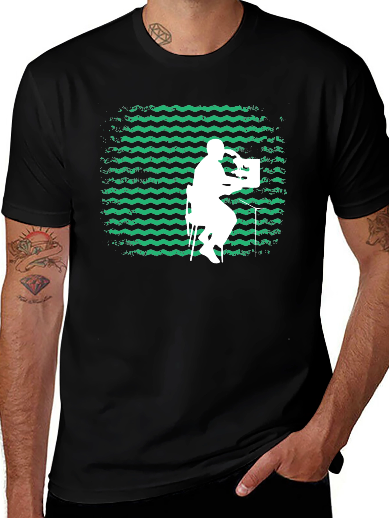 Variant 8 of Retro Silhouette T-Shirt