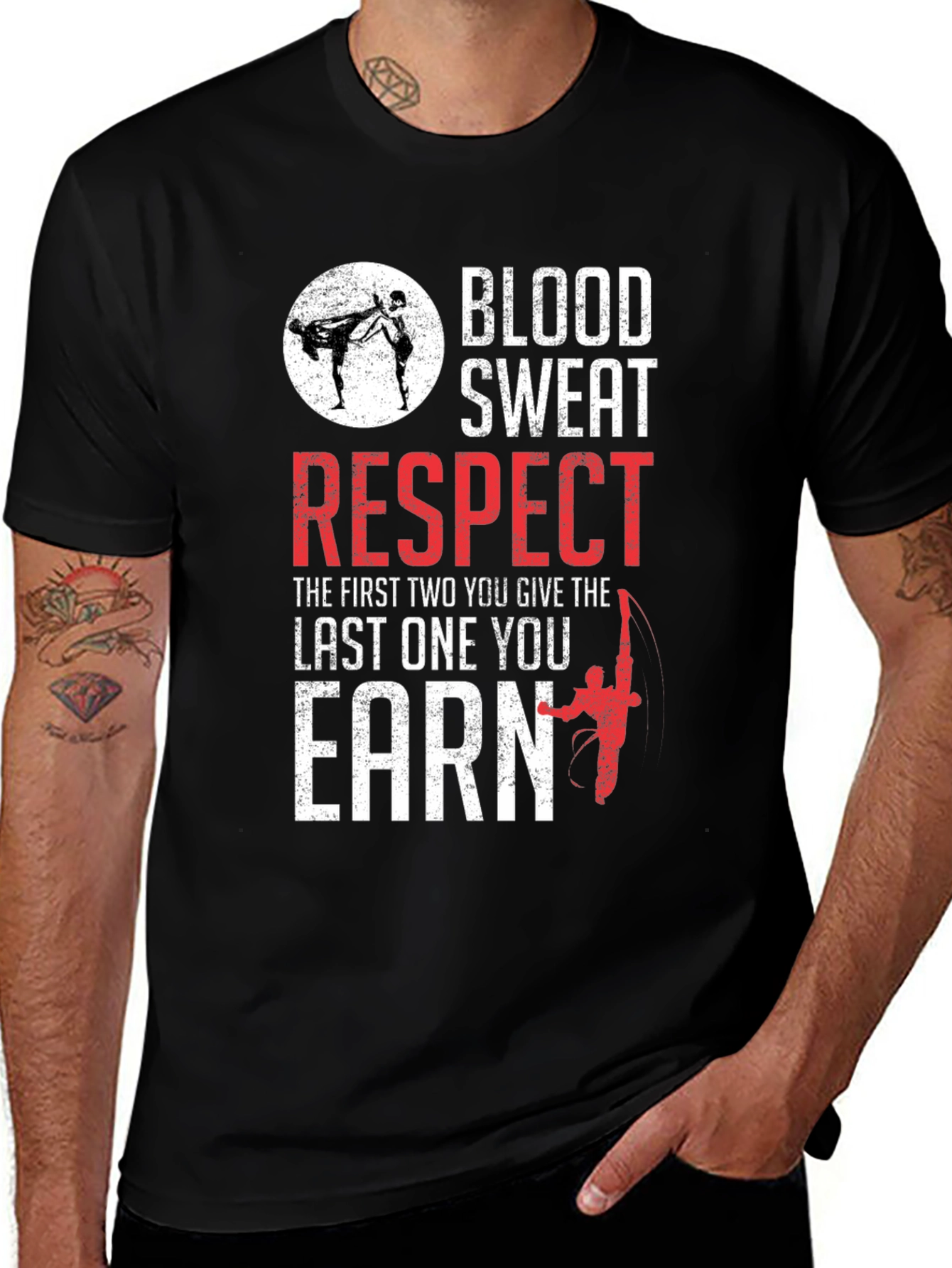 Variant 28 of Blood Sweat Respect T-Shirt