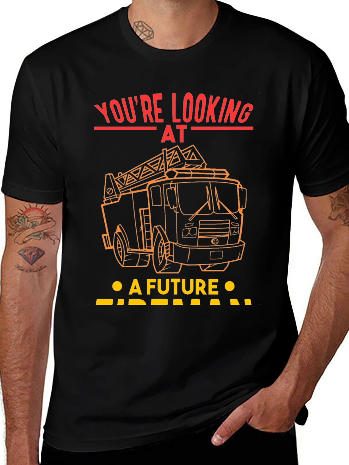 Variant 7 of Future Fireman T-Shirt - Bold Graphic Tee