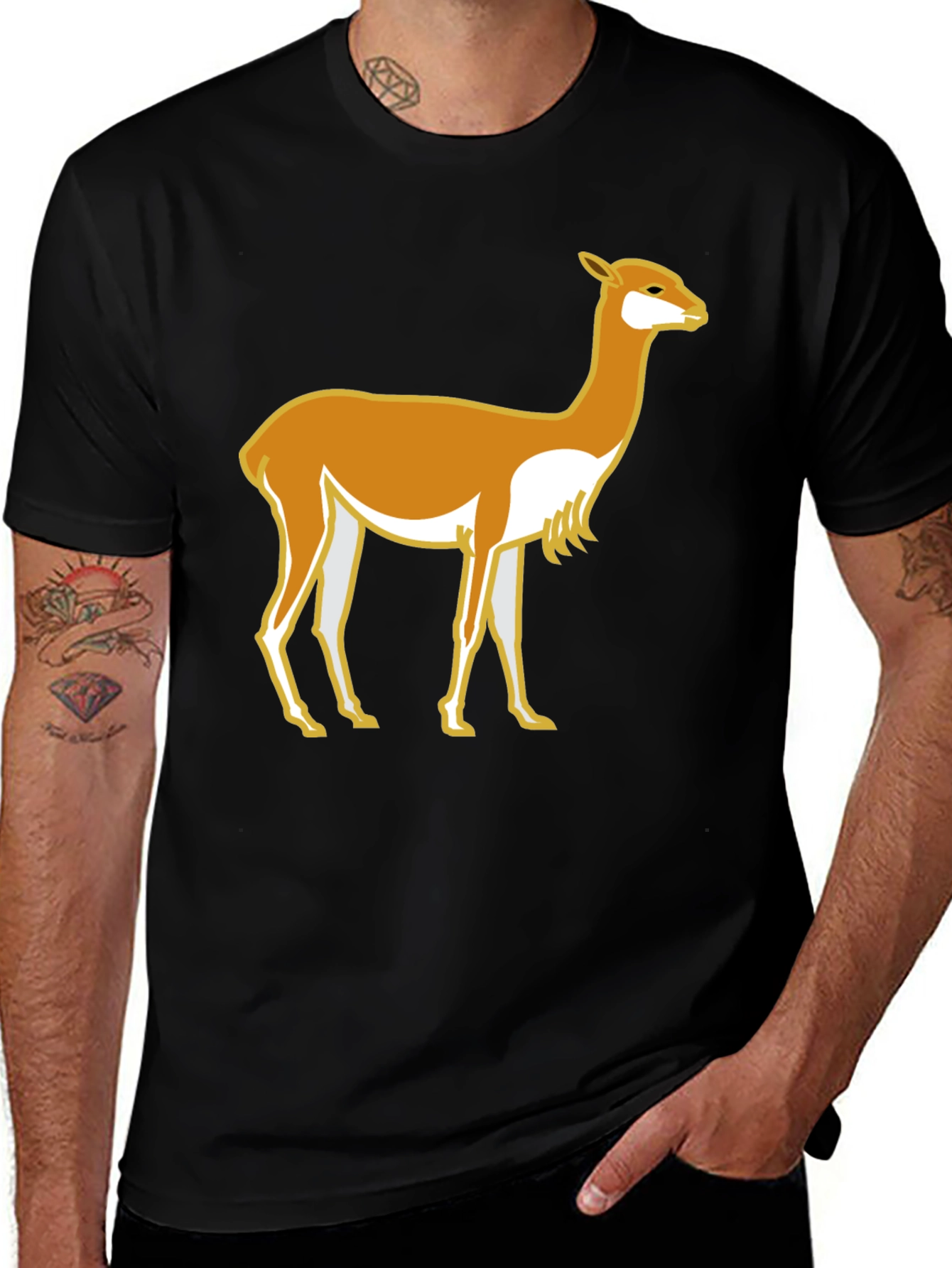 Variant 6 of Llama Graphic T-Shirt - Casual Style
