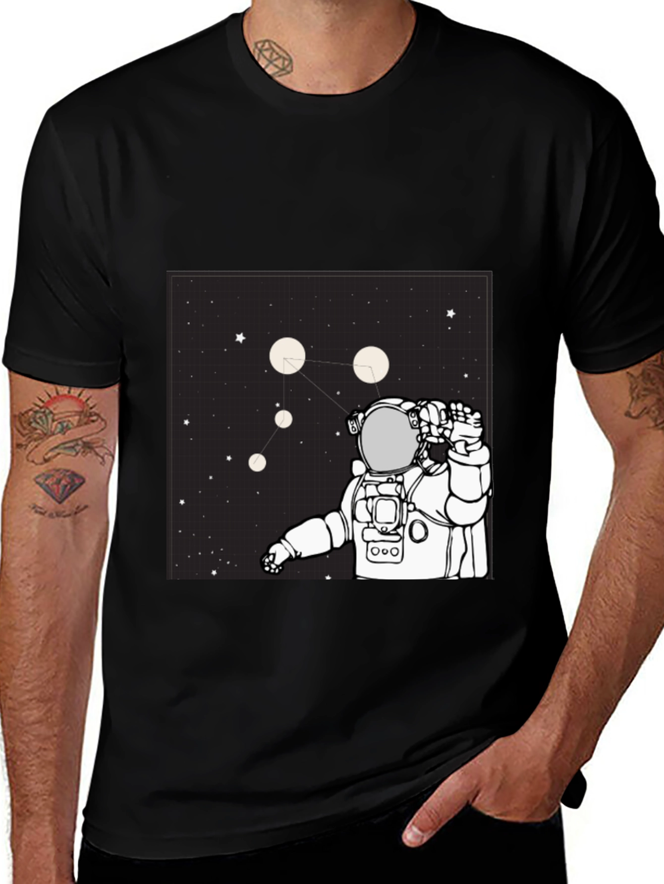 Astronaut Graphic Tee - Space Explorer T-Shirt