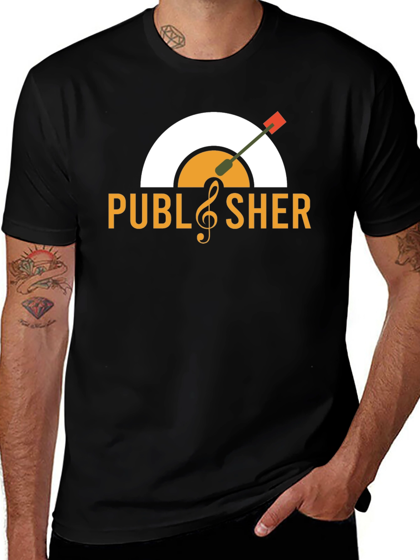 Variant 25 of Publisher Vinyl Record Graphic T-Shirt
