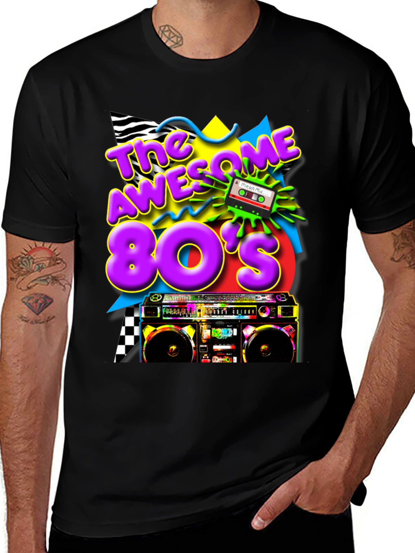 Variant 6 of Awesome 80's Graphic Tee