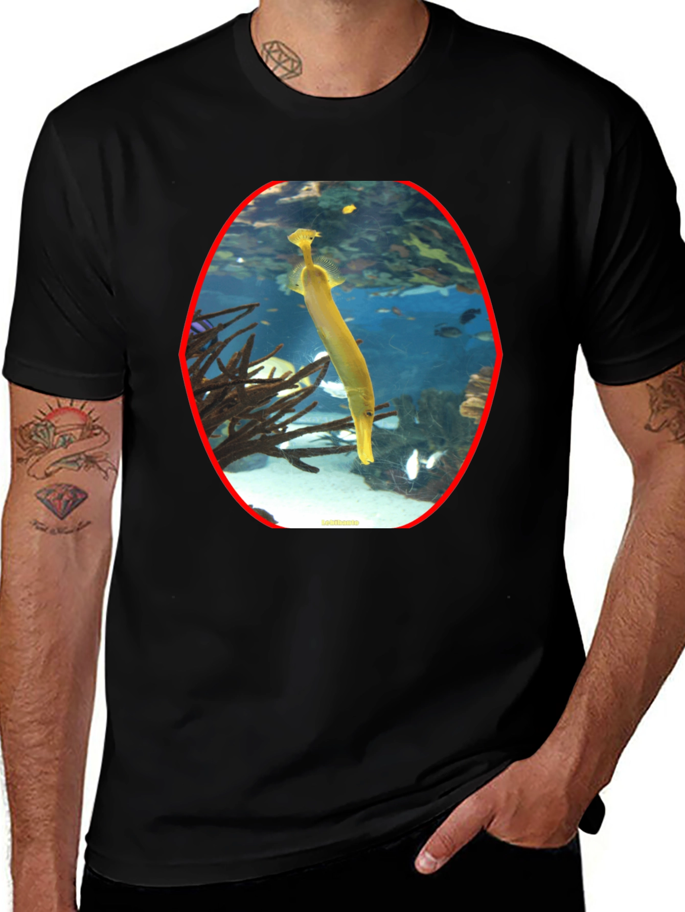 Variant 29 of Golden Fish Aquarium T-Shirt