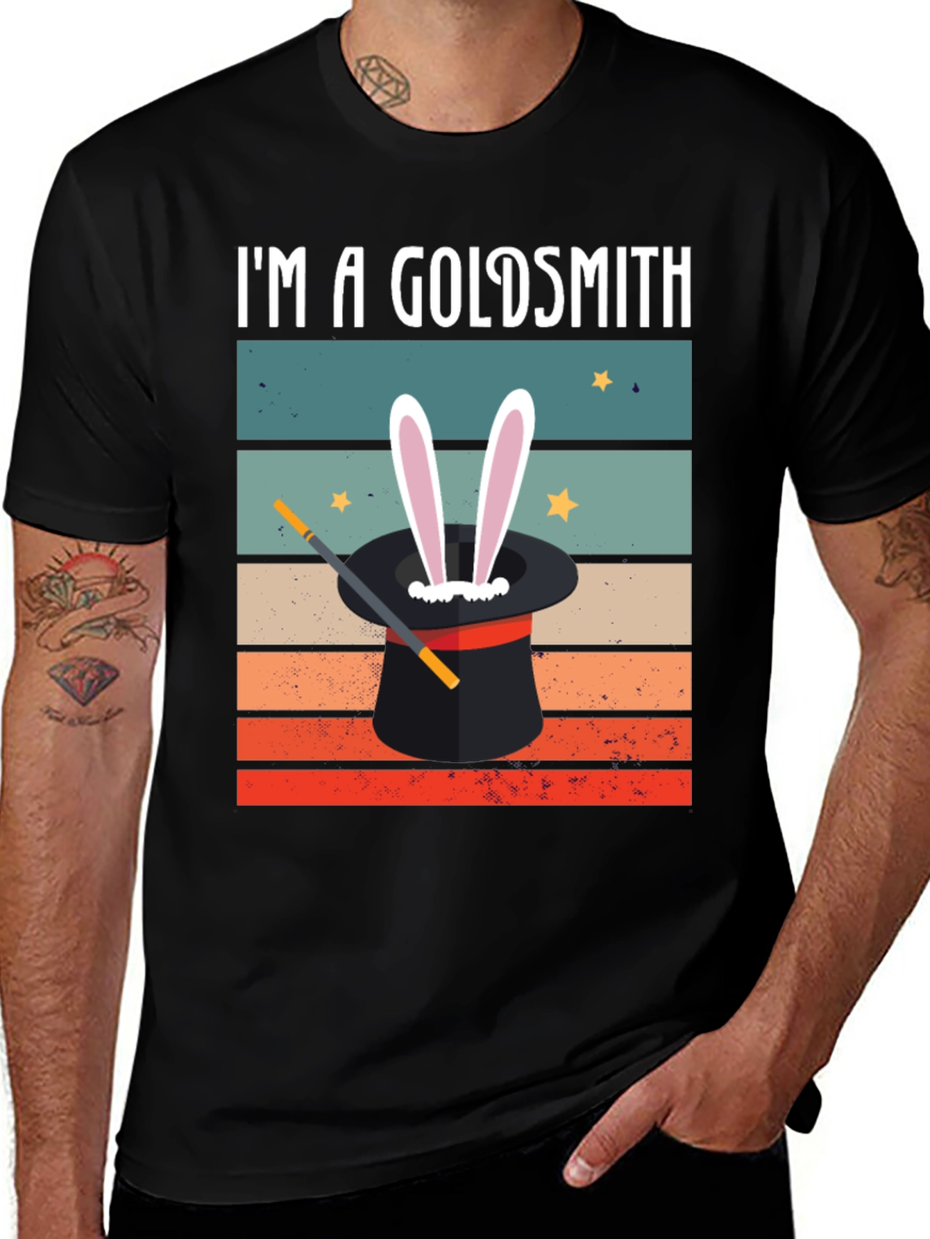 Variant 4 of I'm a Goldsmith Rabbit T-Shirt