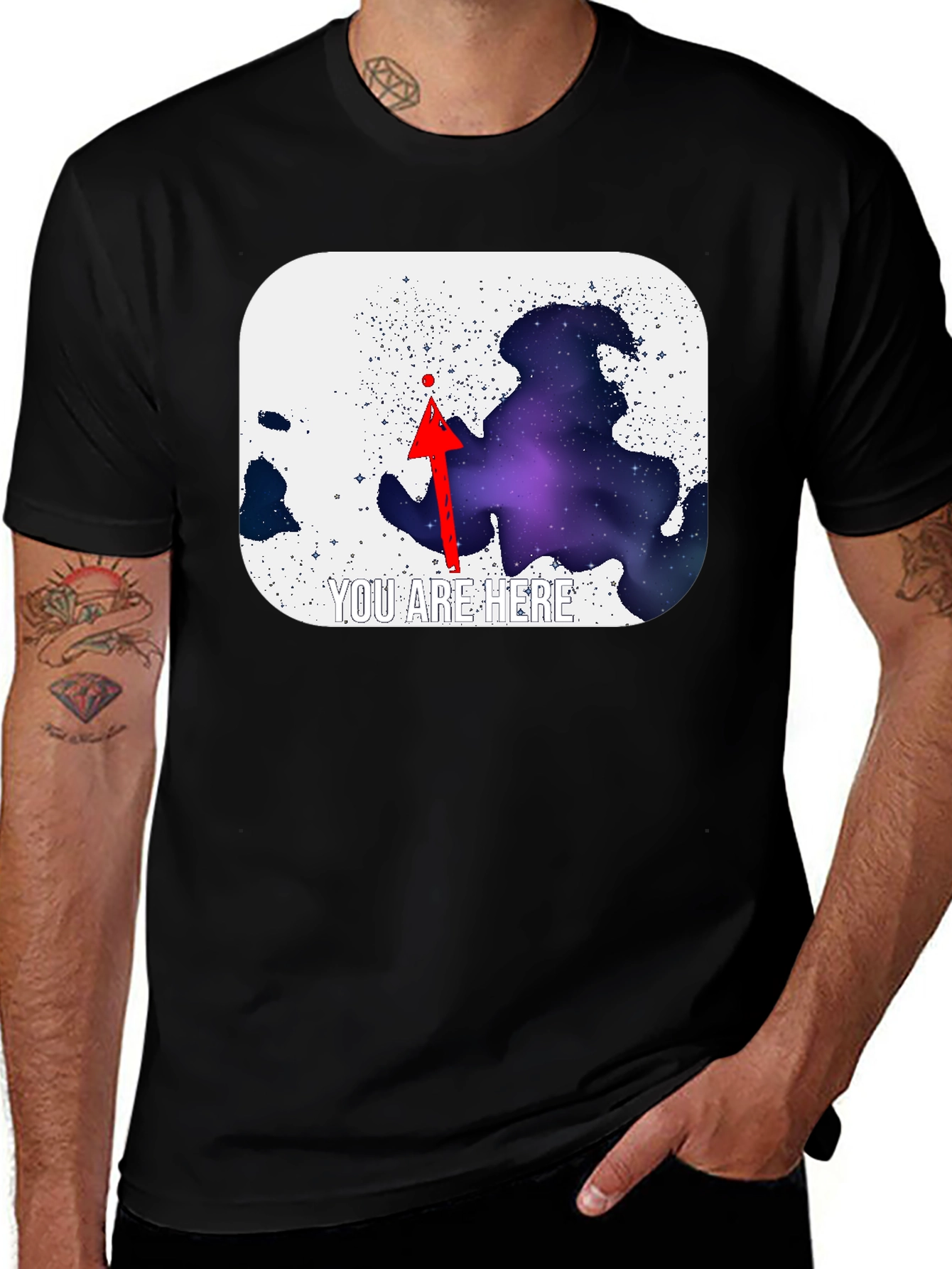 Variant 29 of You Are Here Graphic T-Shirt