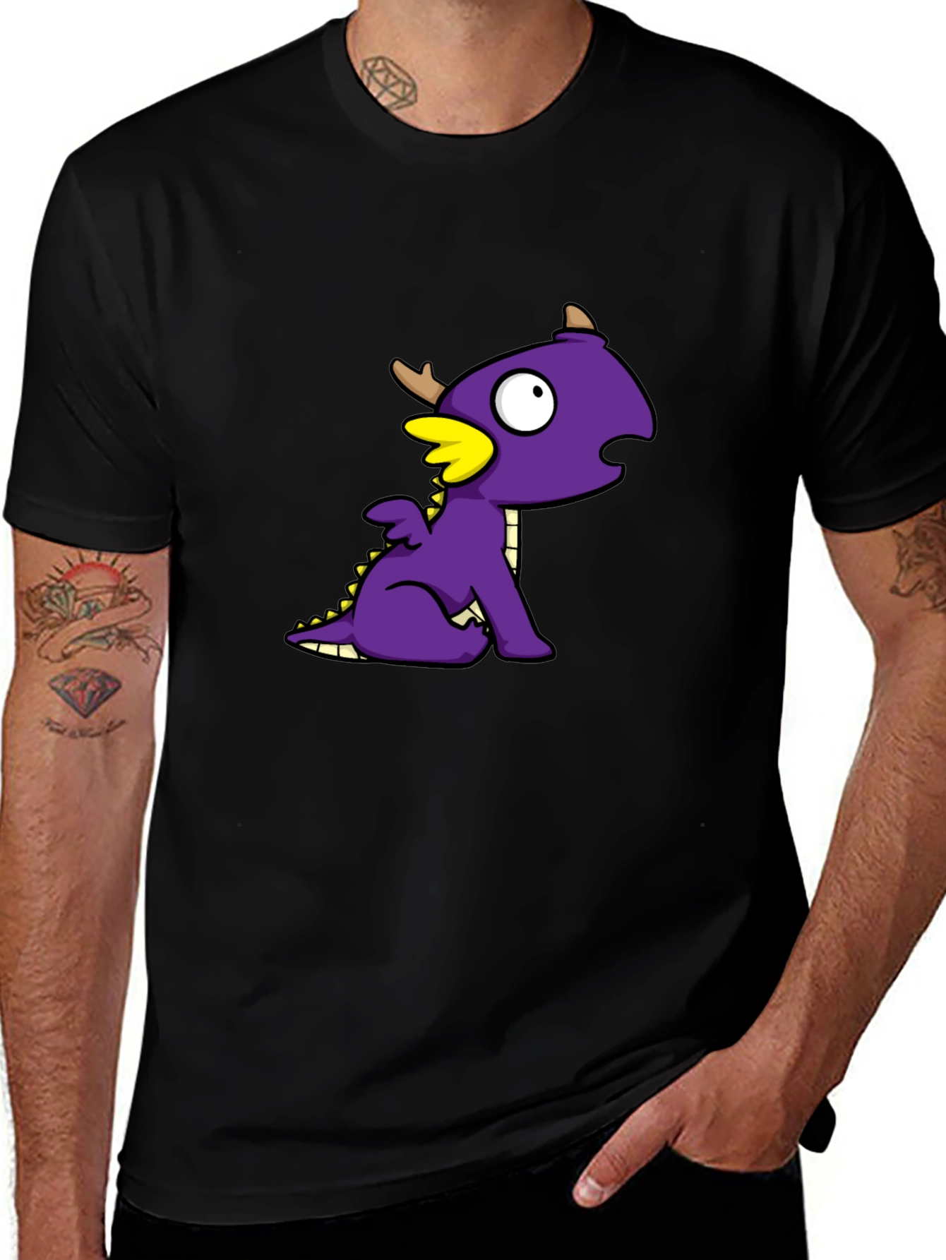 Dragon Cartoon Graphic T-Shirt