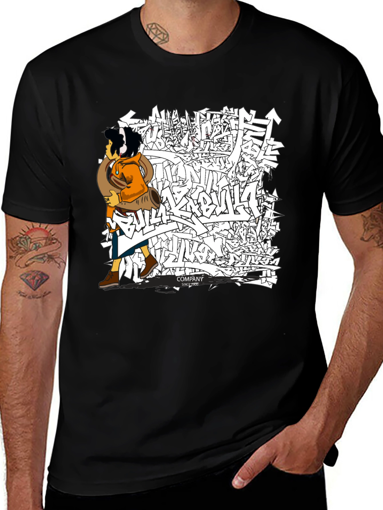 Variant 16 of Urban Graffiti Graphic Tee - Cool Street Style