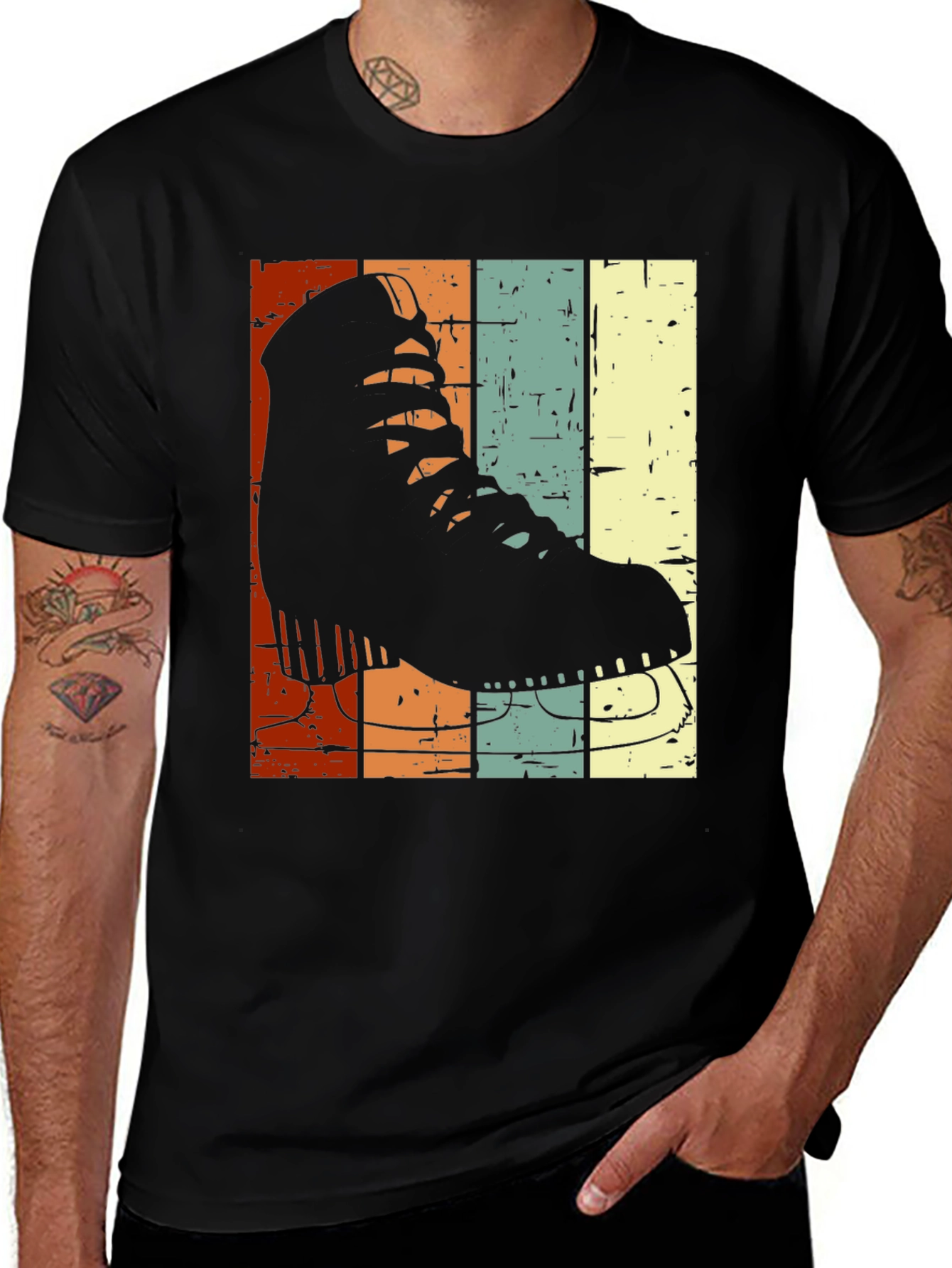 Variant 10 of Retro Ice Skate Graphic Tee
