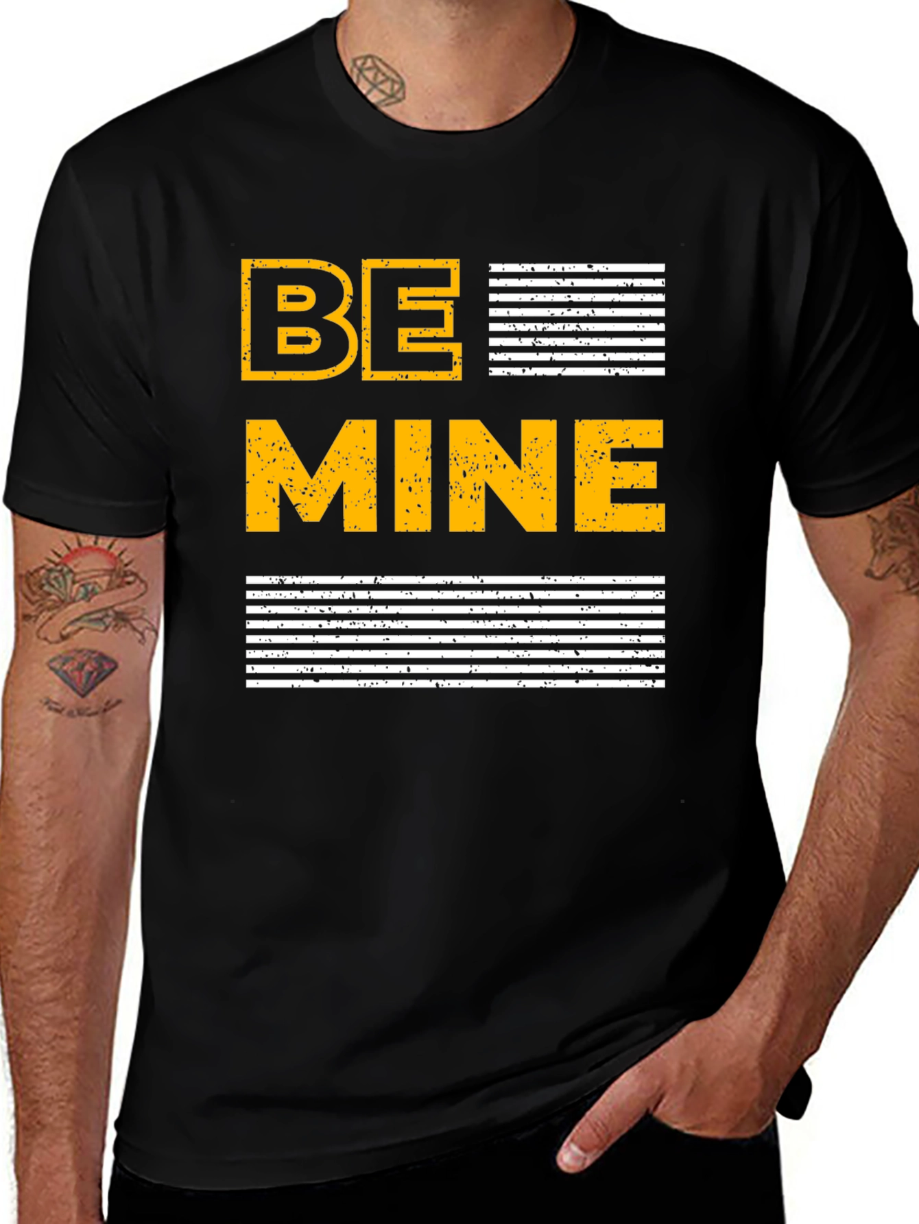Variant 17 of Be Mine Graphic T-Shirt - Stylish Valentine's Day Apparel