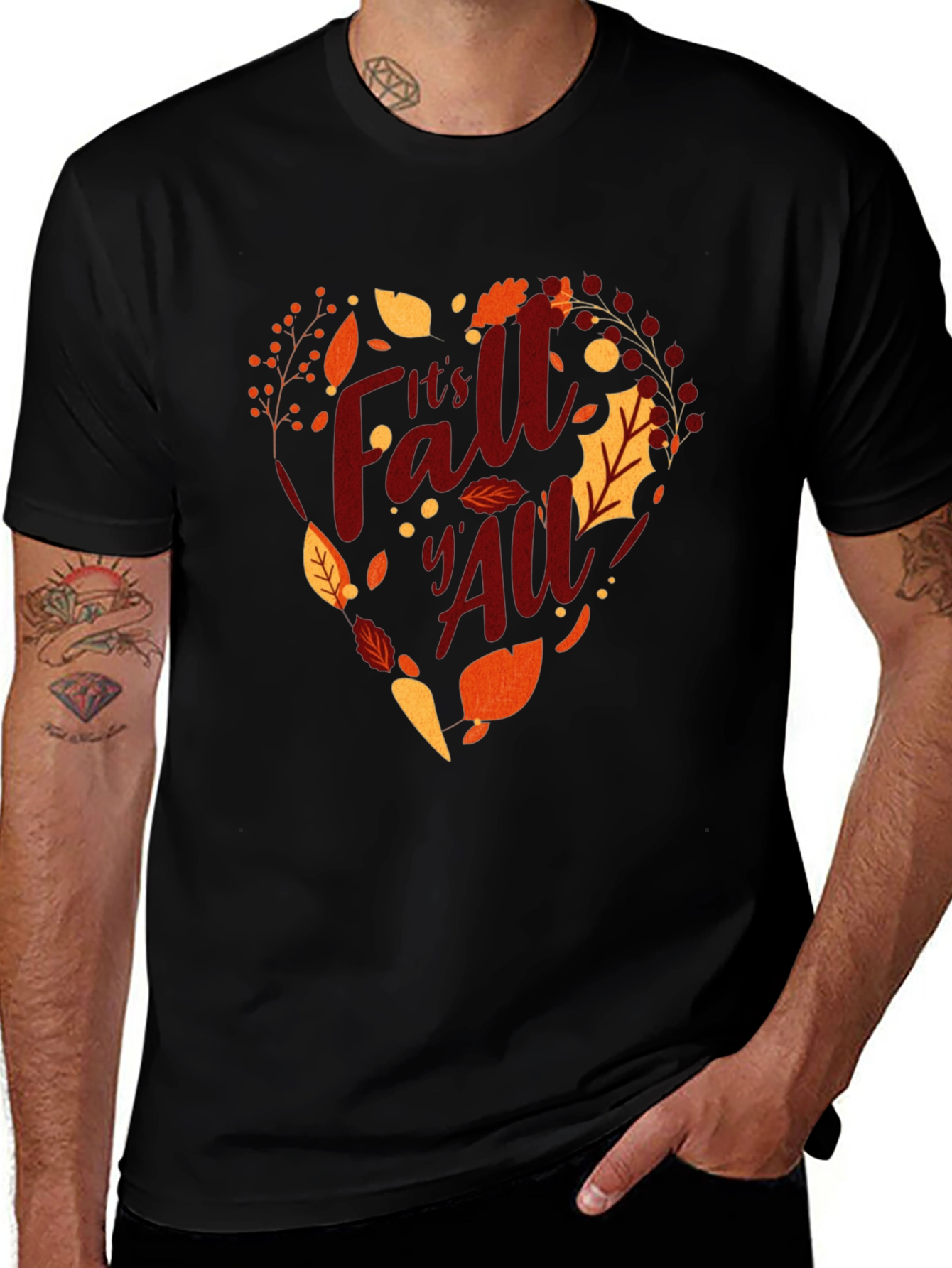 Variant 24 of It's Fall Y'All Heart Graphic Tee