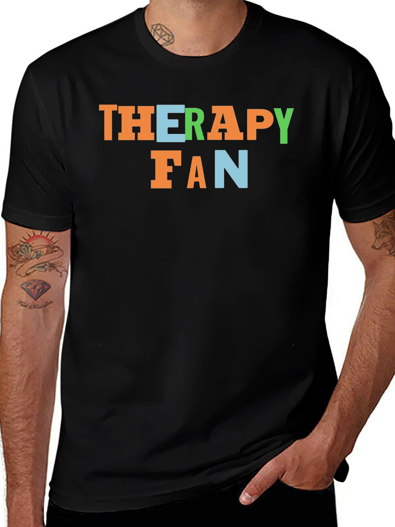 Variant 20 of Therapy Fan Graphic Tee - Soft Cotton Blend