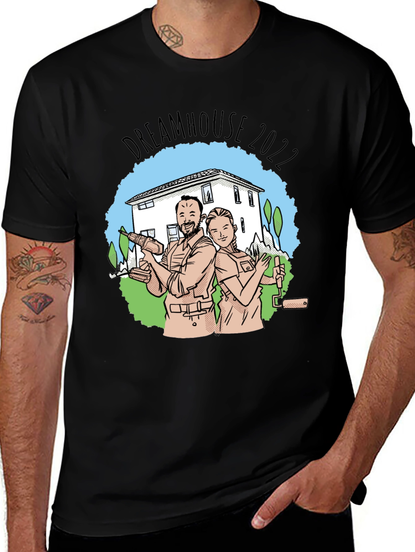 Variant 5 of Dreamhouse 2022 T-Shirt - Home Renovation Project