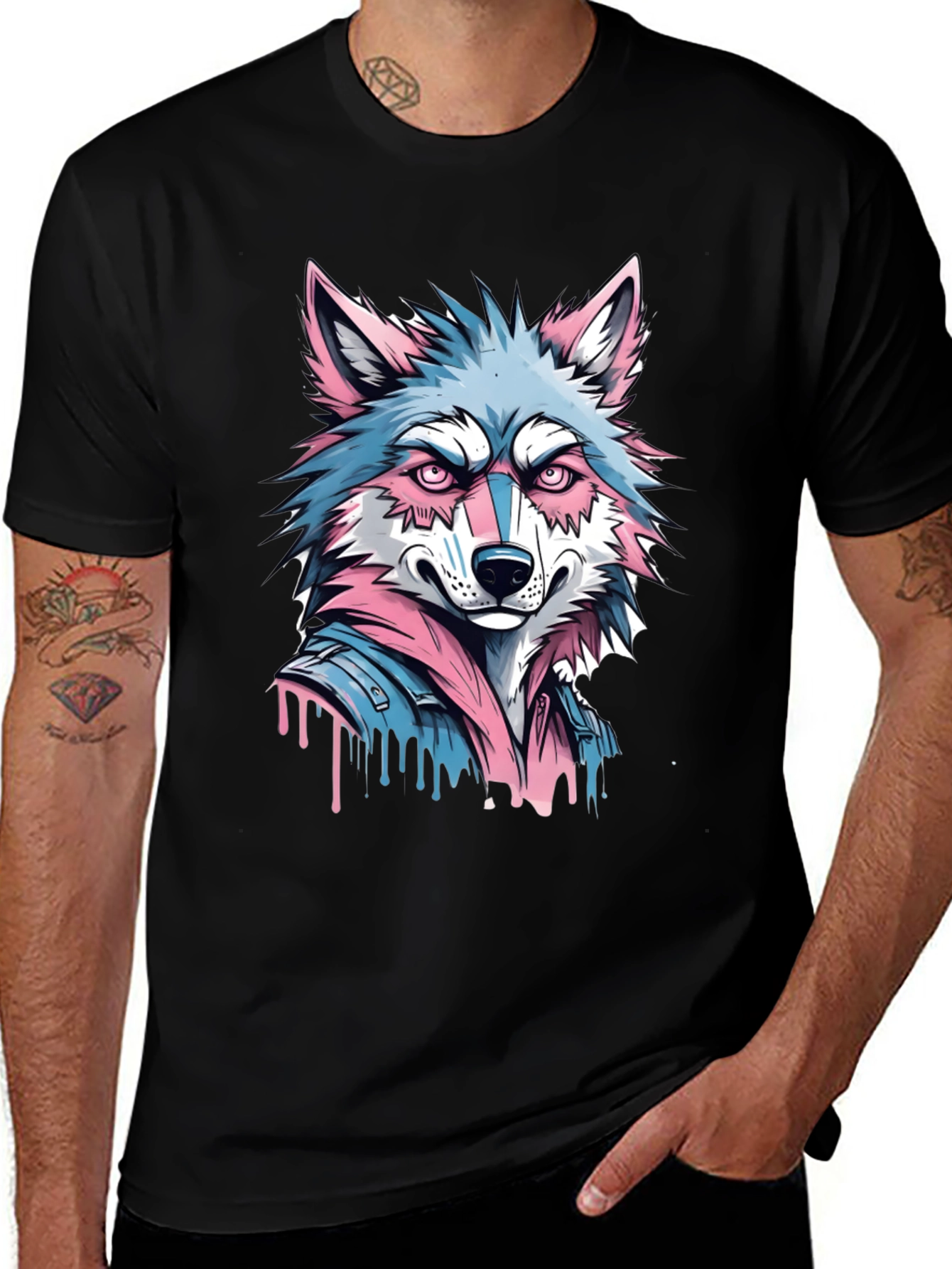 Transgender Pride Wolf T-Shirt