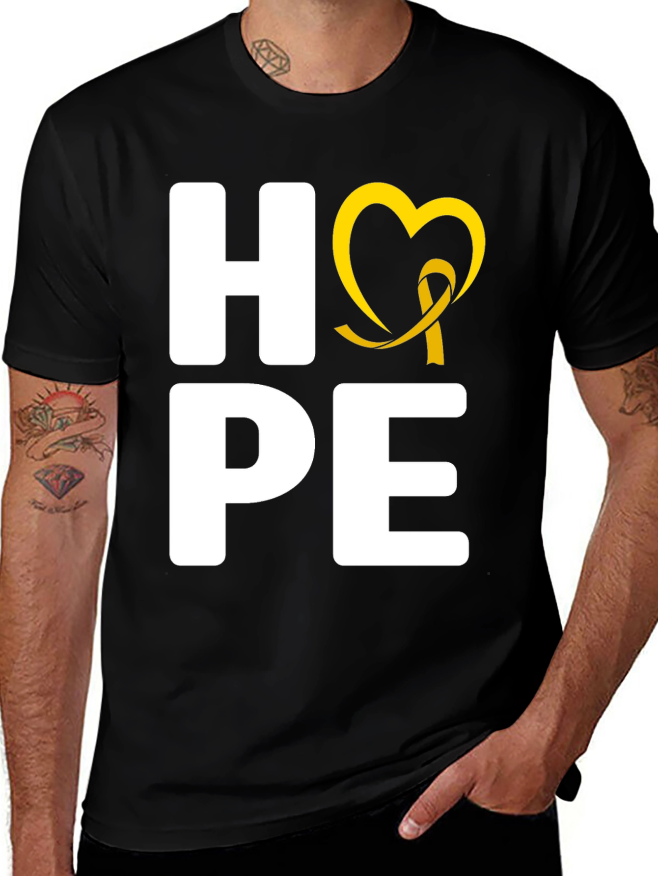 HOPE Awareness T-Shirt - Childhood Cancer Support