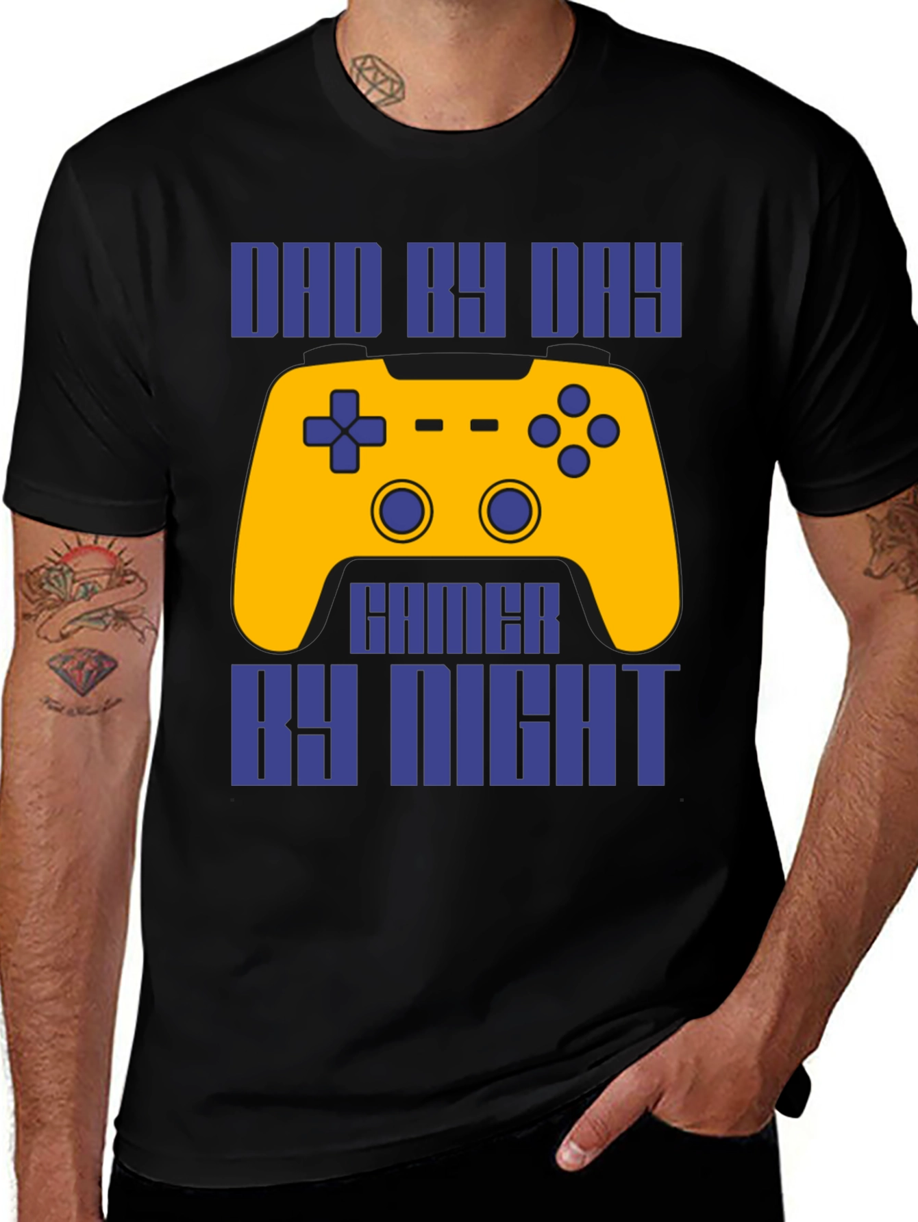 Dad by Day Gamer by Night T-Shirt