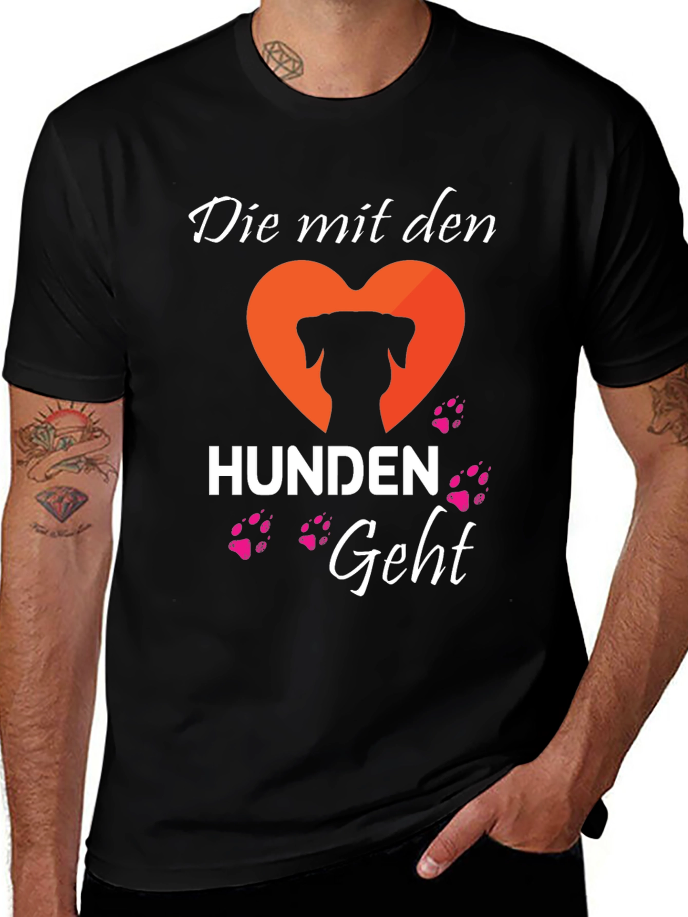 Variant 14 of Dog Lover T-Shirt - German Hund Print