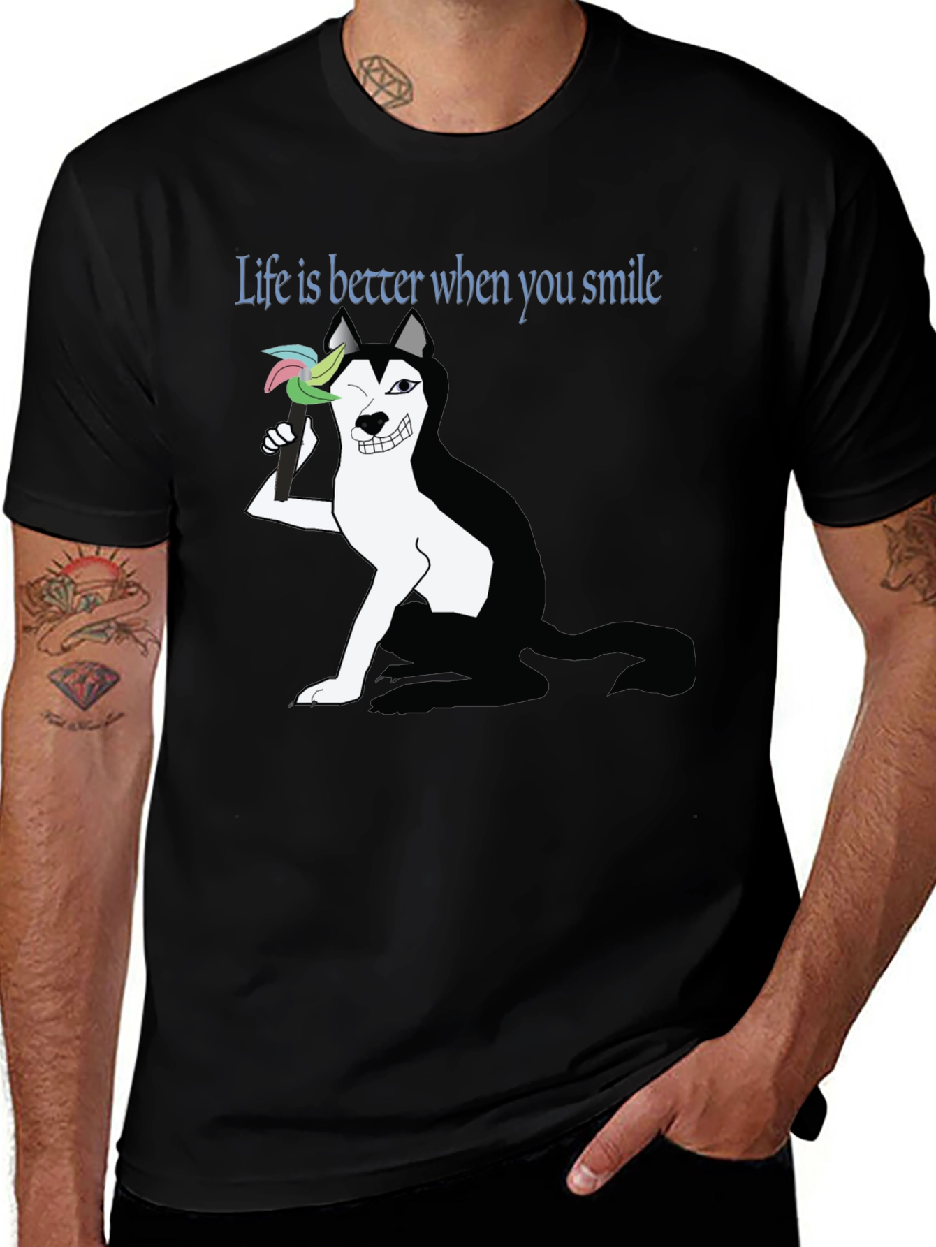 Life is Better Husky Graphic Tee