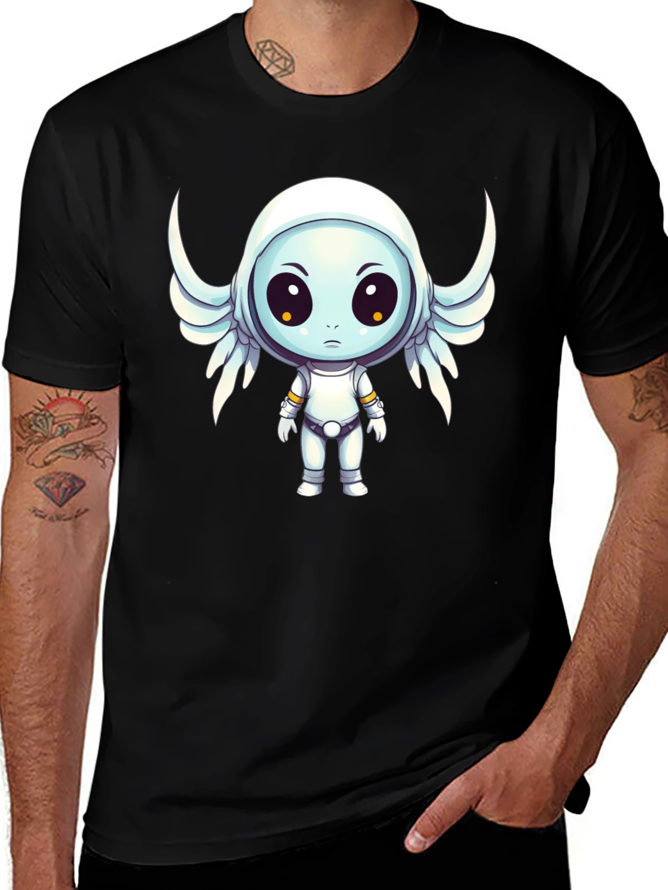 Variant 25 of Alien Cartoon T-Shirt - Unique Graphic Tee