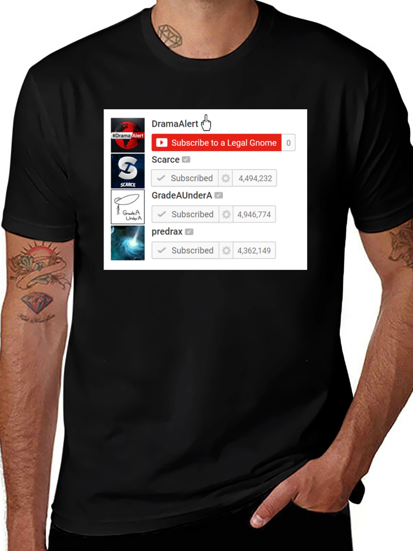 DramaAlert YouTube Channels T-Shirt