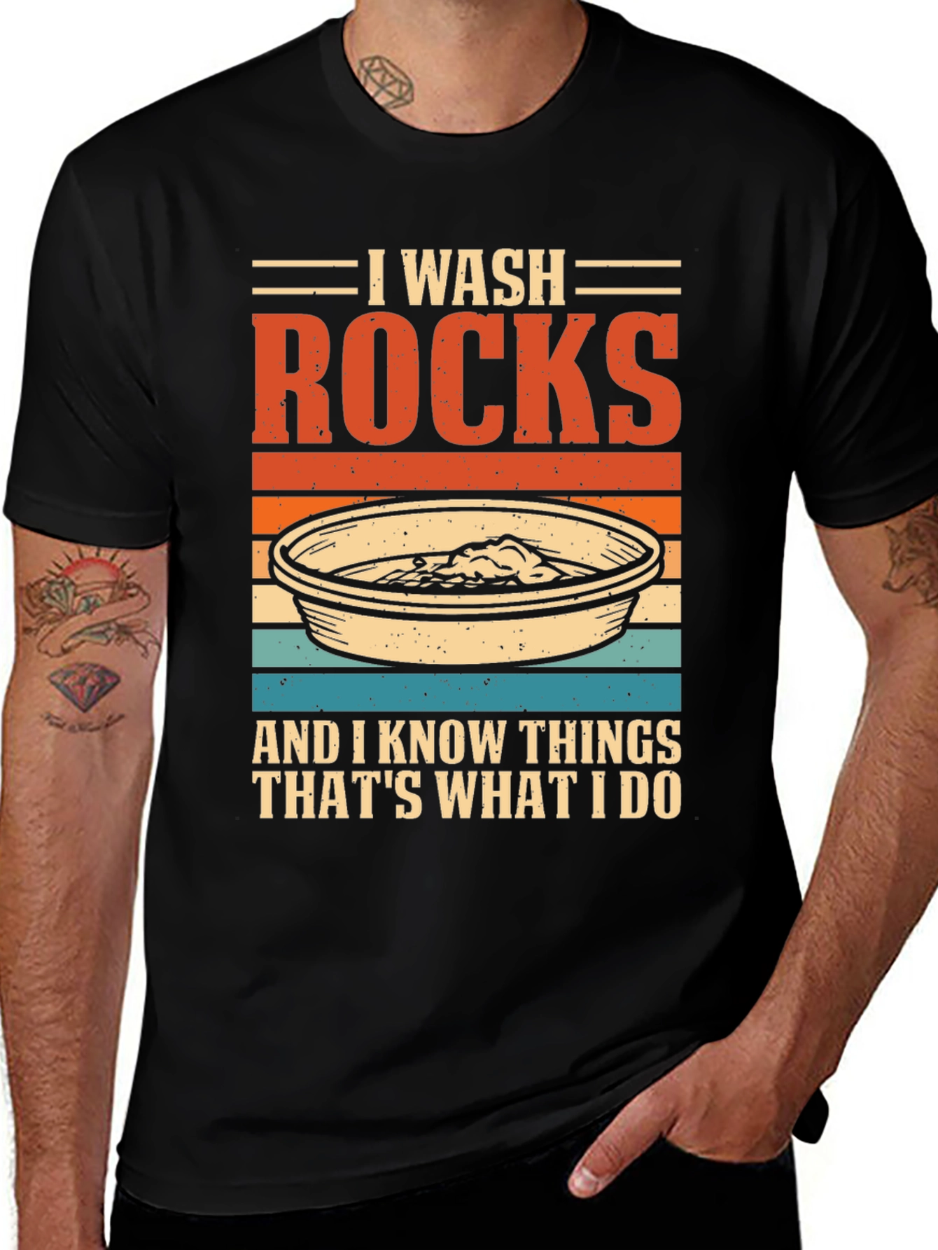 Variant 23 of I Wash Rocks T-Shirt