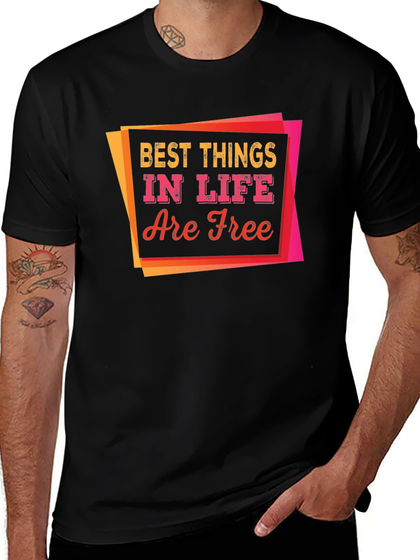Variant 23 of Best Things in Life Free Graphic Tee