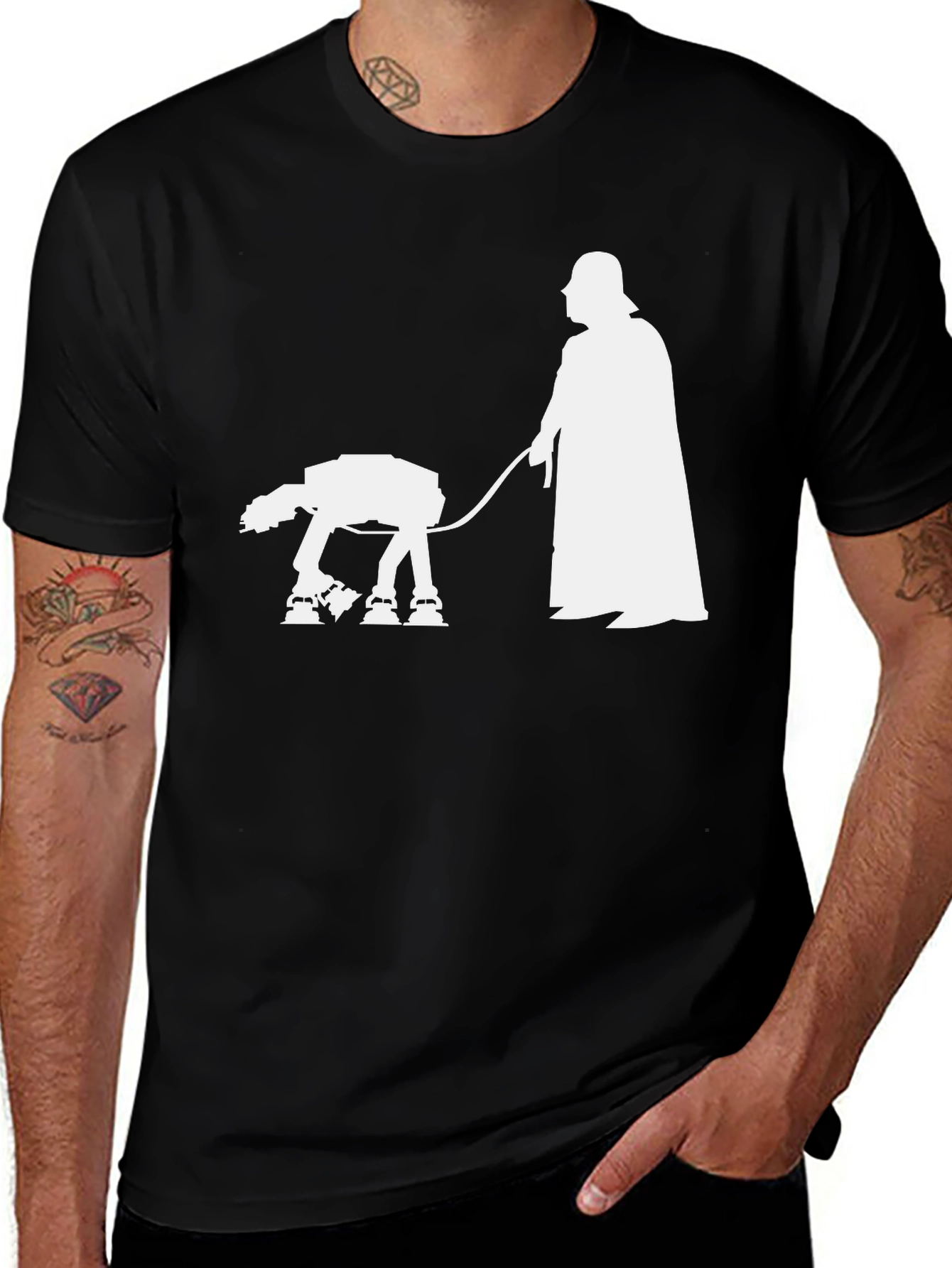 Darth Vader AT-AT Walker Funny T-Shirt