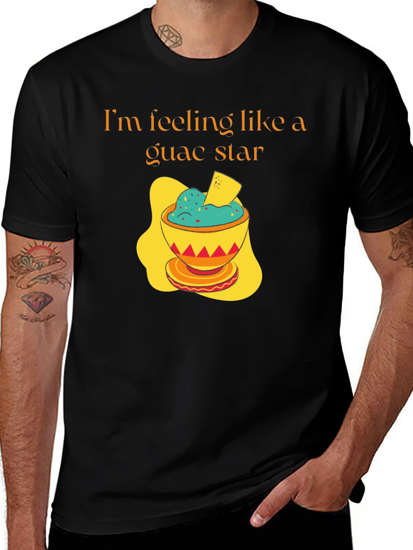 Variant 11 of Guac Star Graphic T-Shirt - Trendy Tee