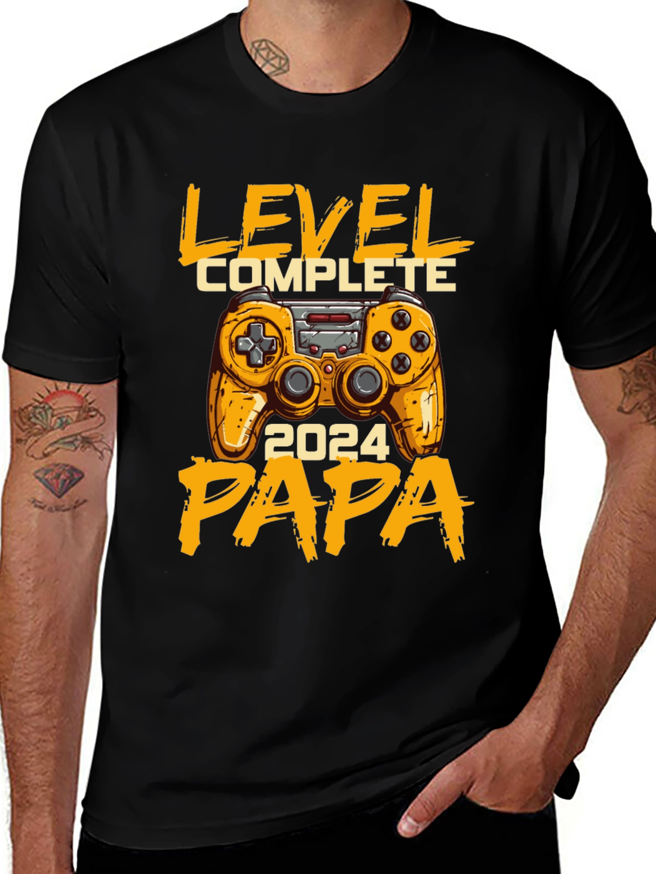 Level Complete 2024 Papa T-Shirt
