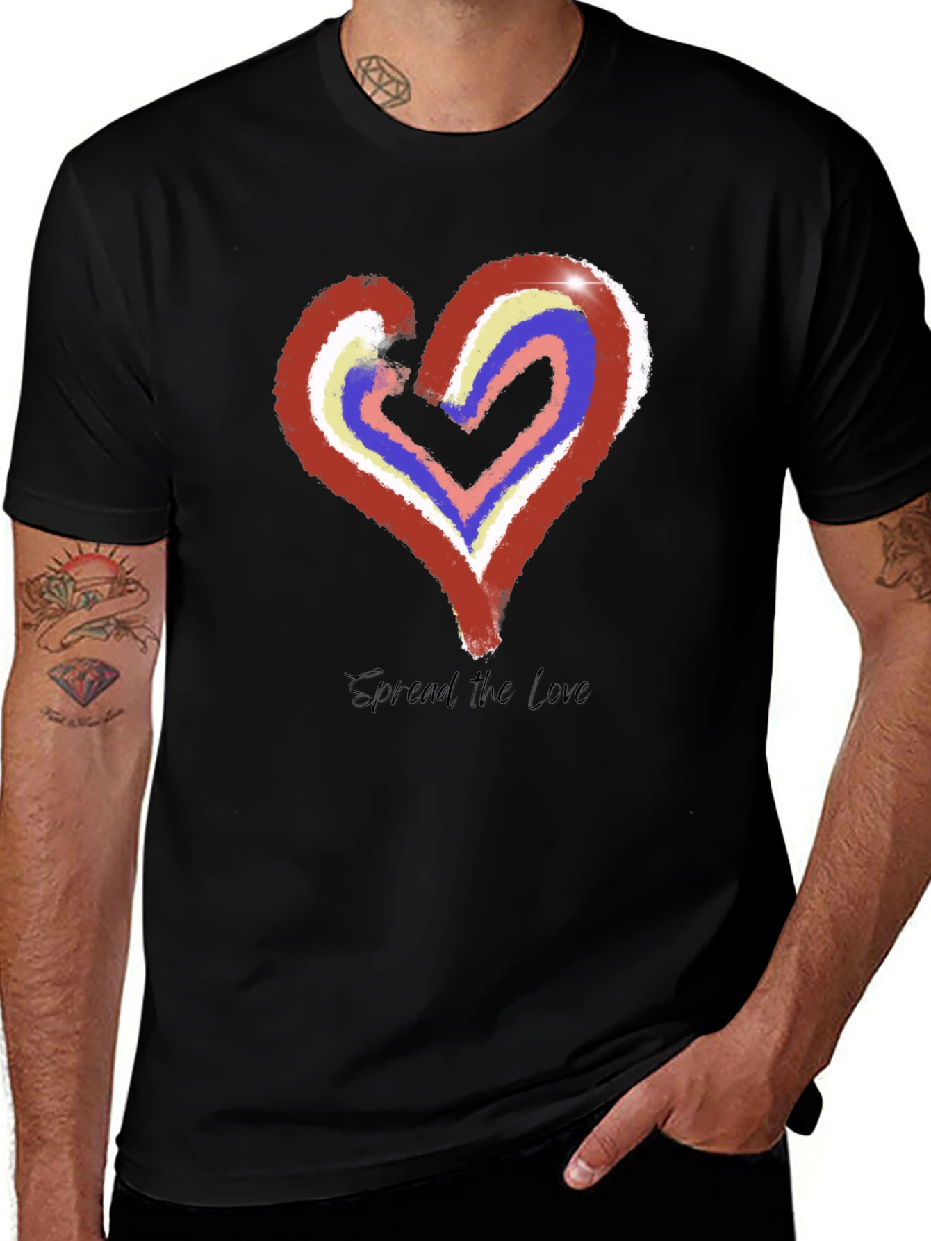Variant 24 of Love & Unity T-Shirt - Spread the Love!