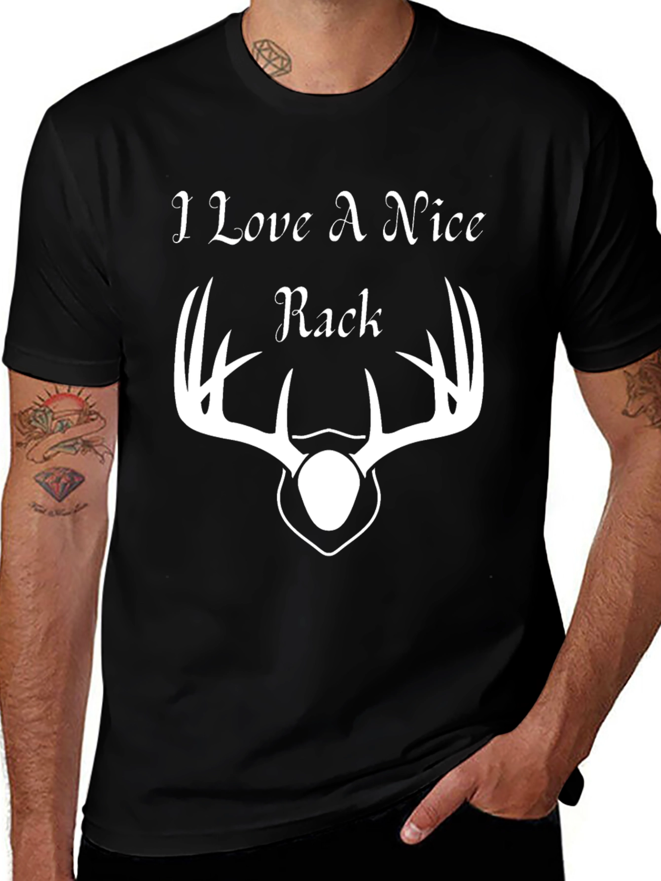 Variant 3 of I Love A Nice Rack Funny Hunting T-Shirt