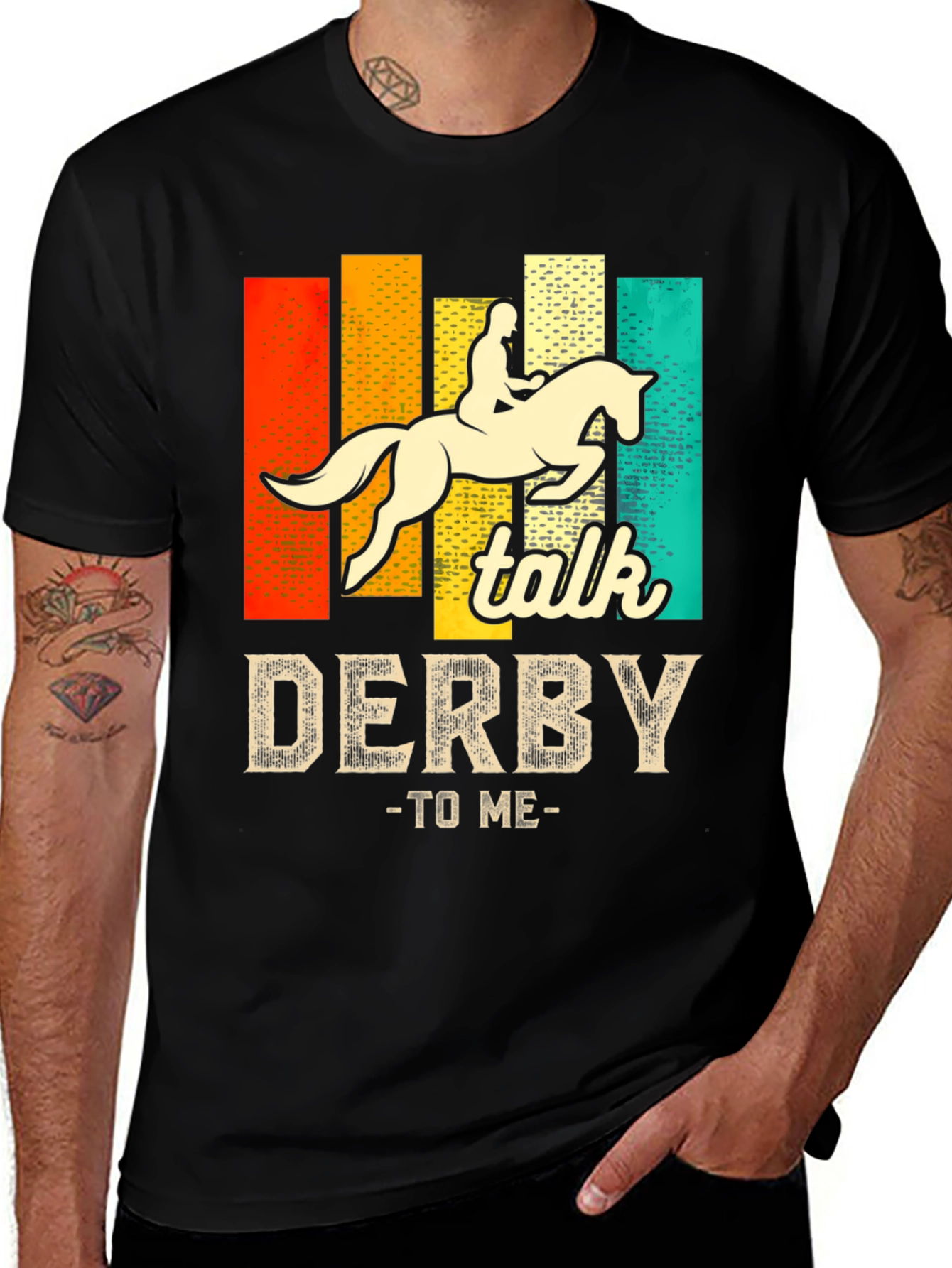 Variant 20 of Derby Horse Rider Graphic T-Shirt