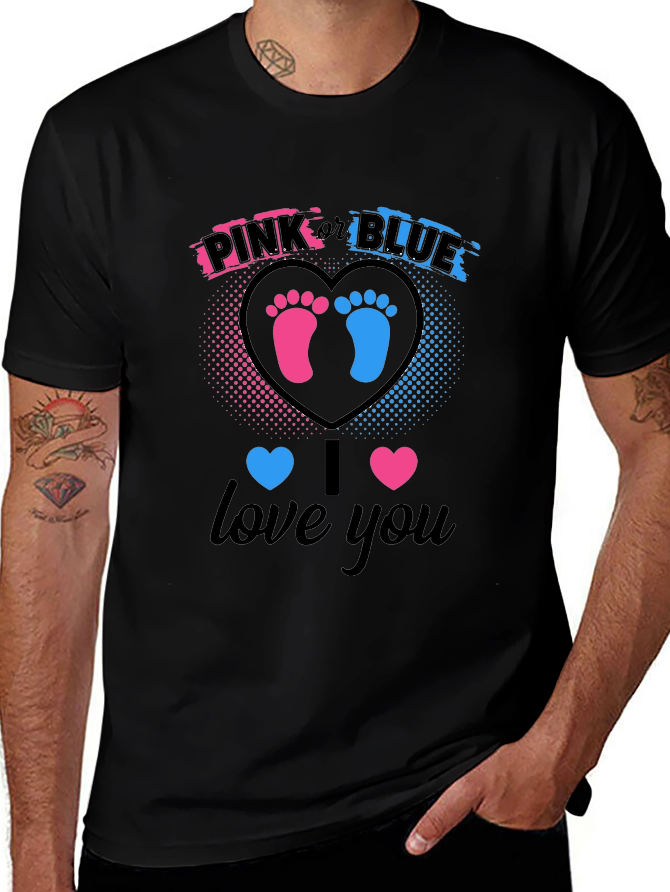 Pink or Blue Gender Reveal T-Shirt